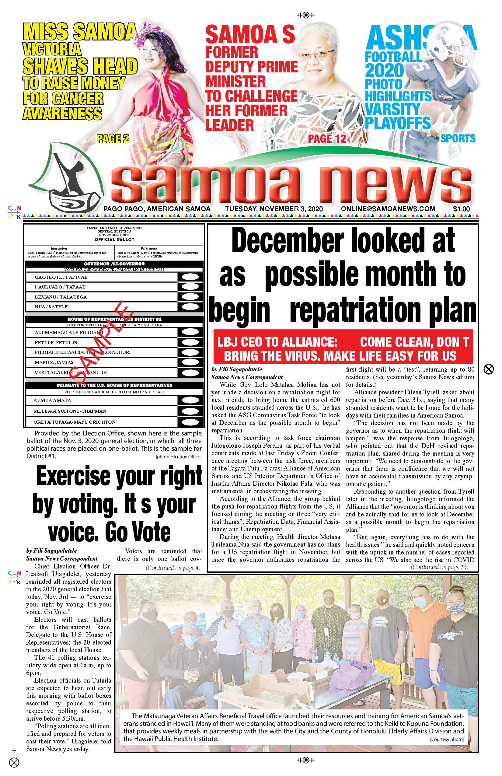 SN News Tuesday, Nov. 03, 2020