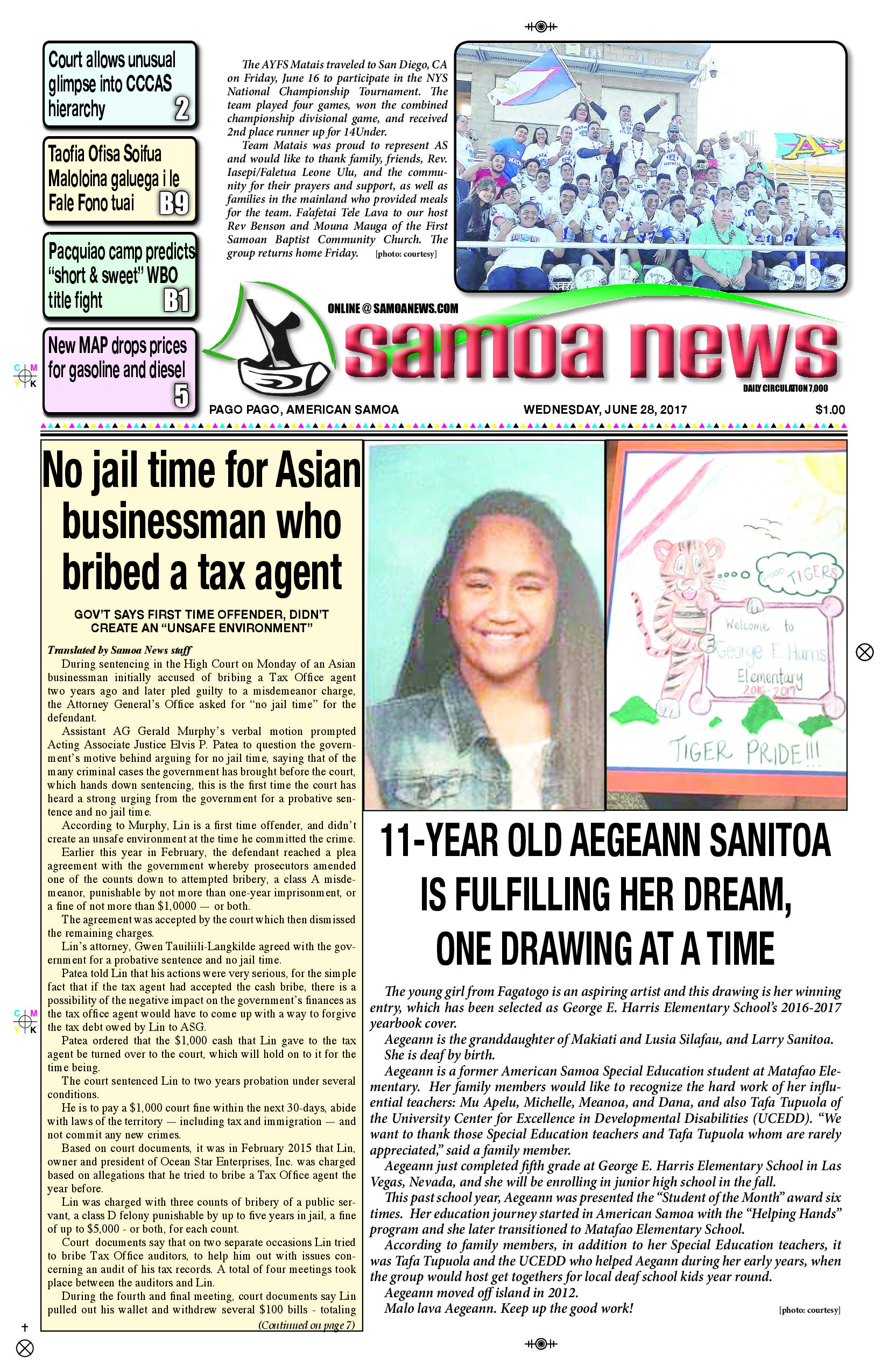 SN News Wednesday June 28, 2017