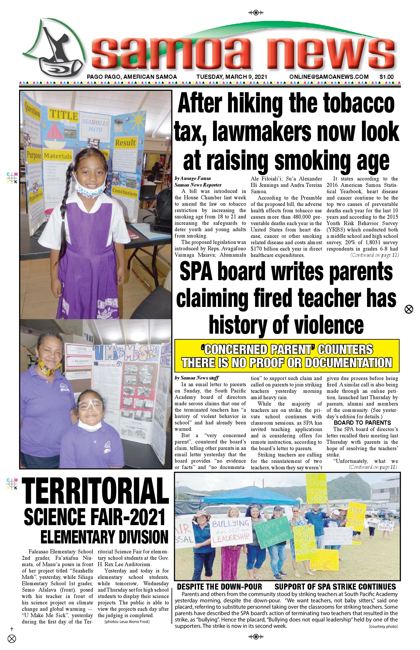 SN News Tuesday, March 09, 2021