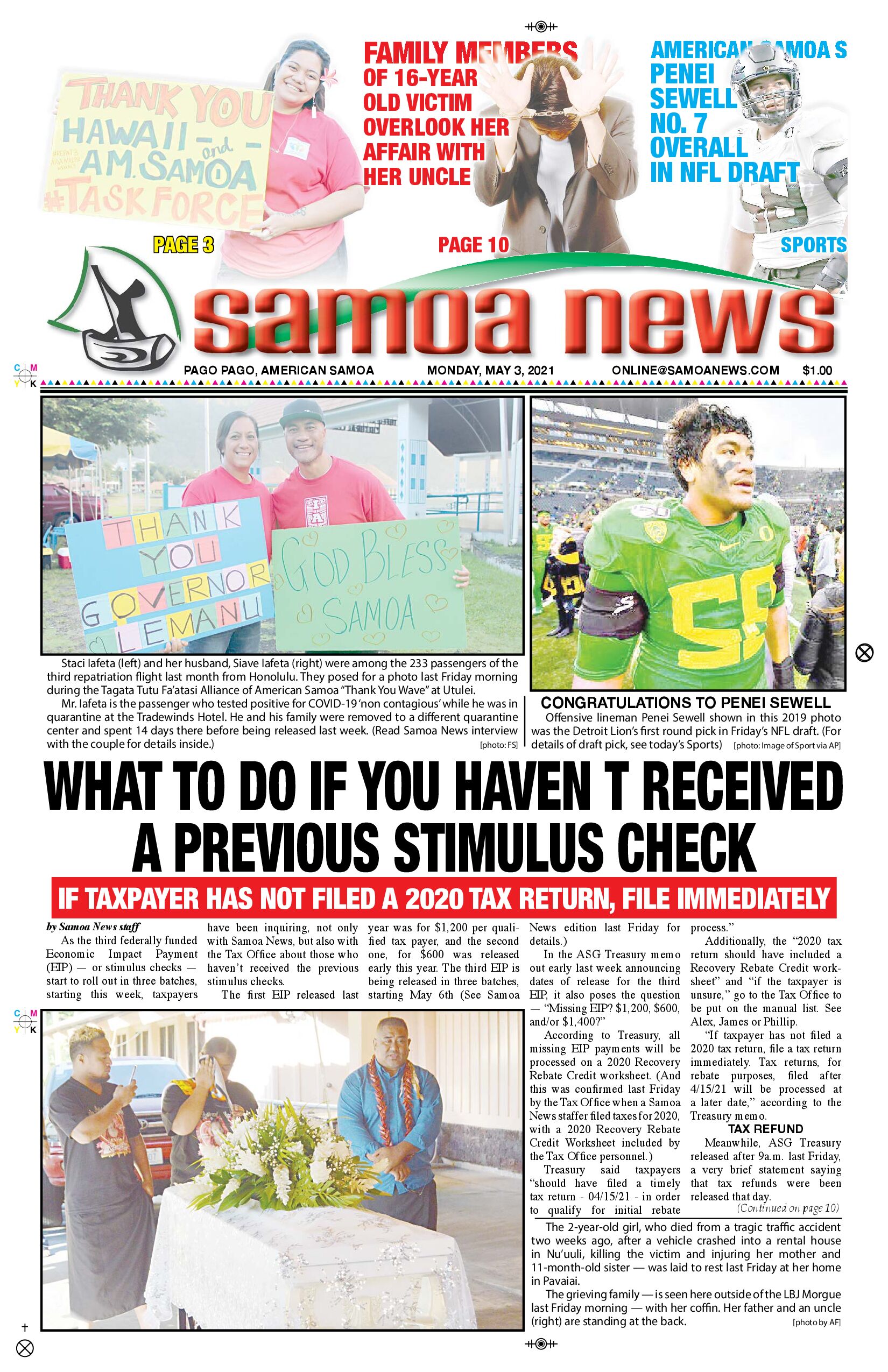 SN News Monday, May 03, 2021