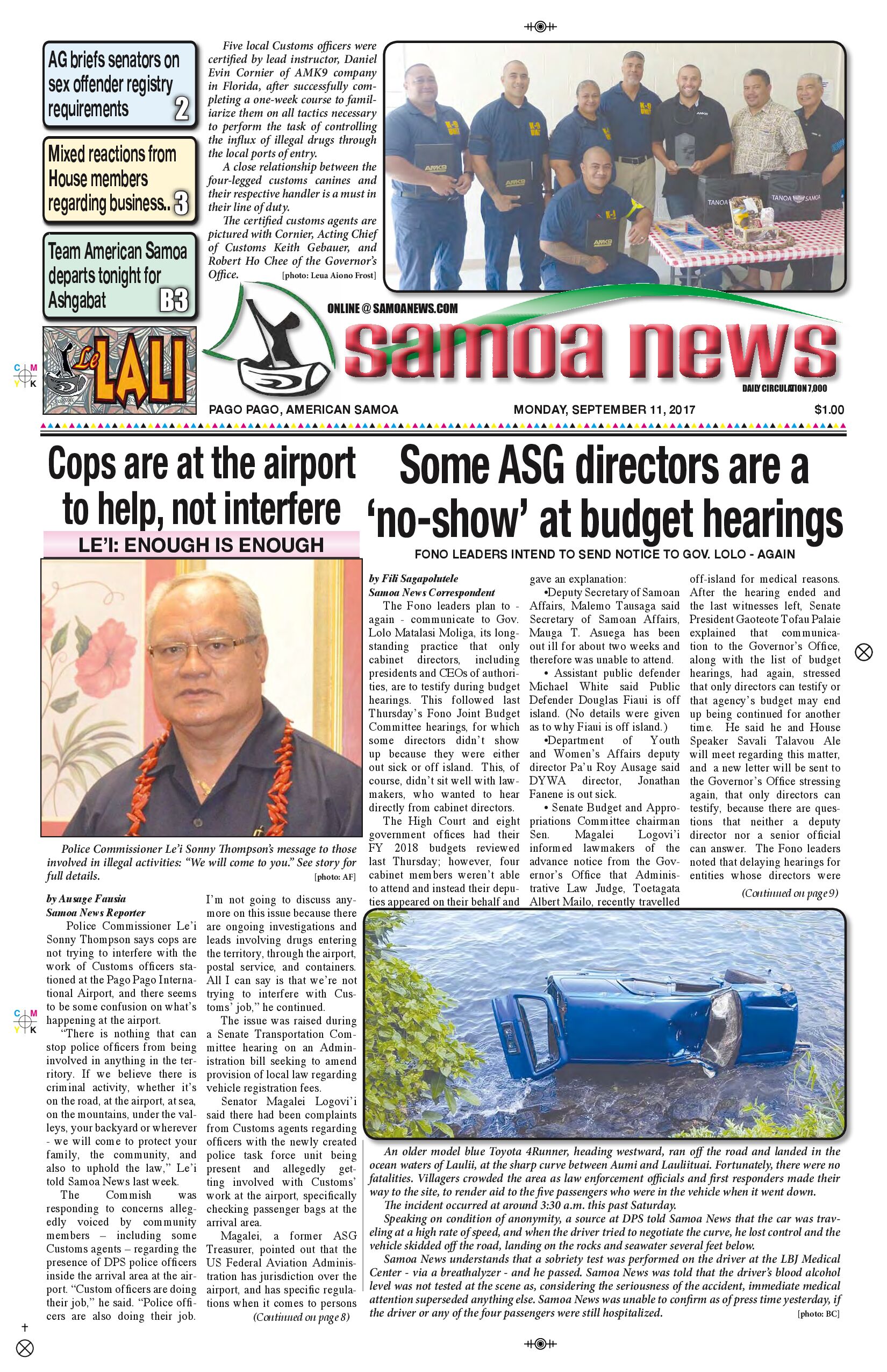 SN News Monday, Sept. 11, 2017