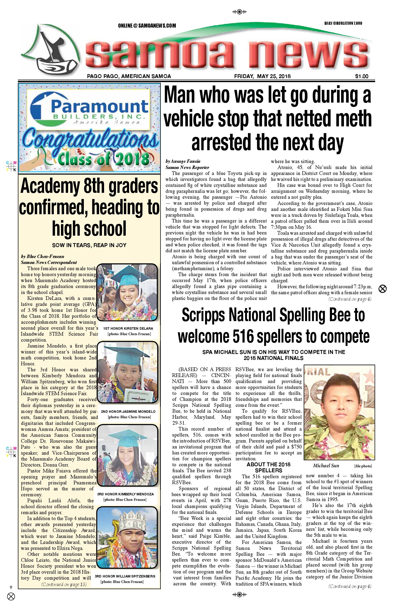 SN News Friday, May 25, 2018