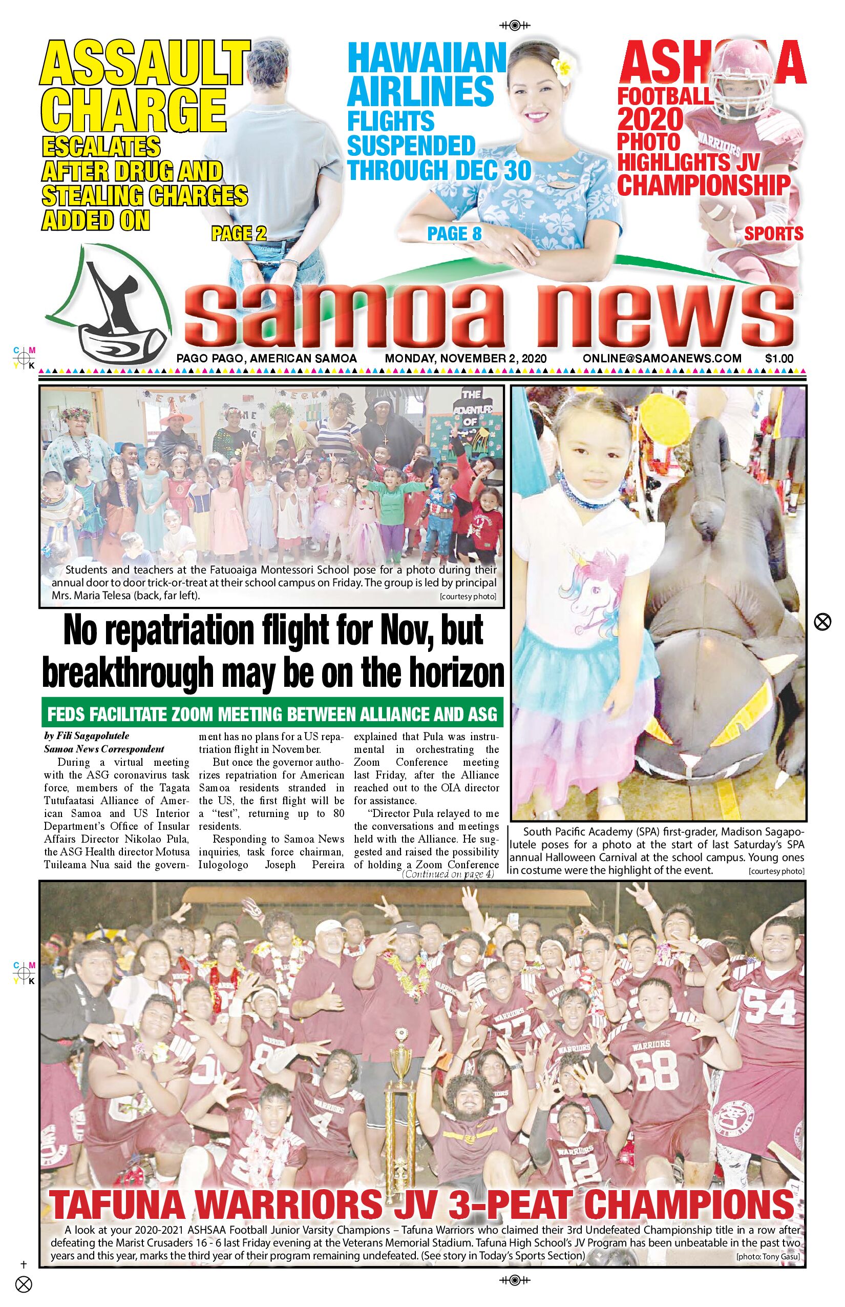 SN News Monday, Nov. 02, 2020