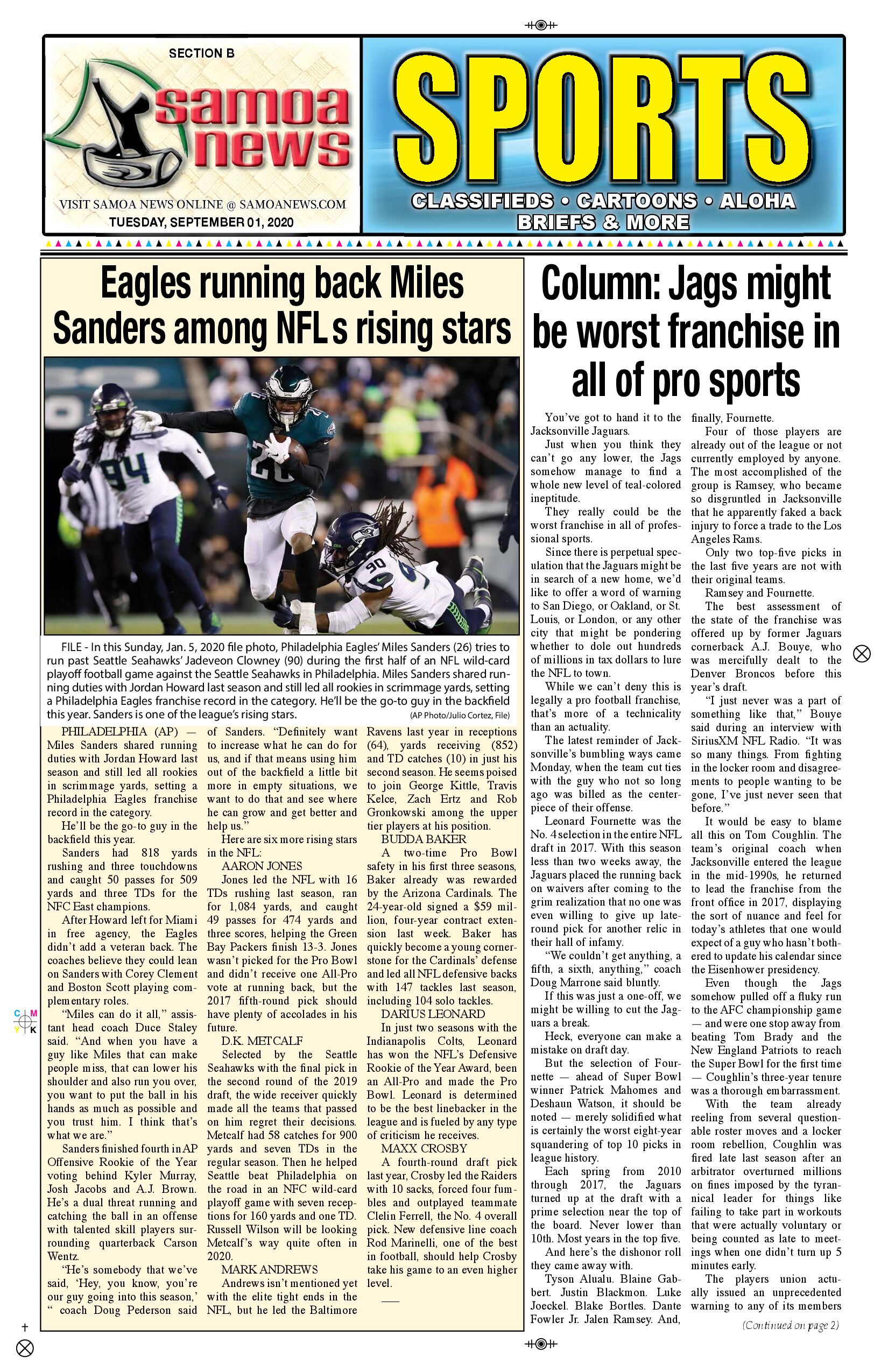 SN Sports Tuesday, Sept 01, 2020