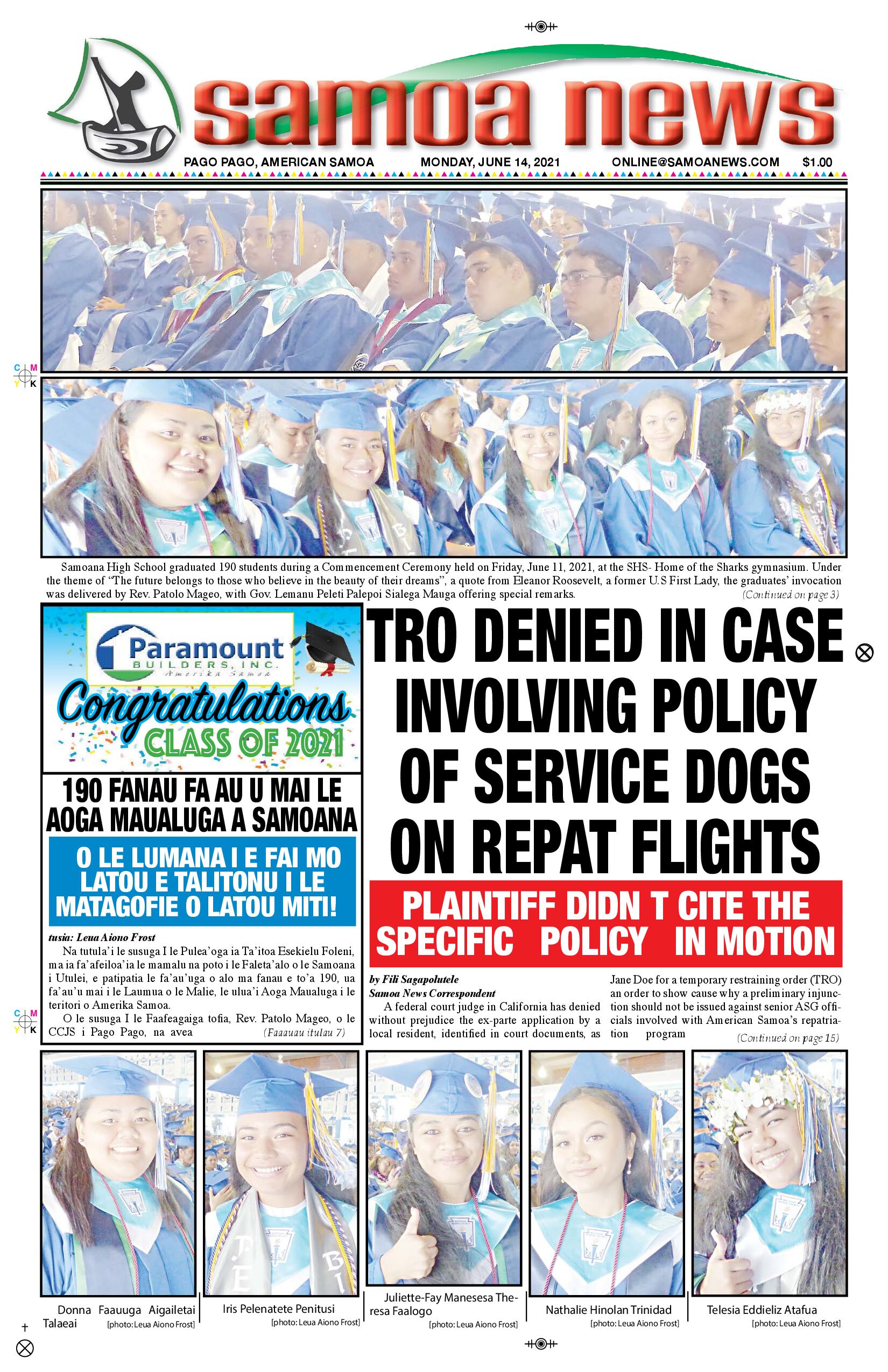 SN News Monday, June 14, 2021