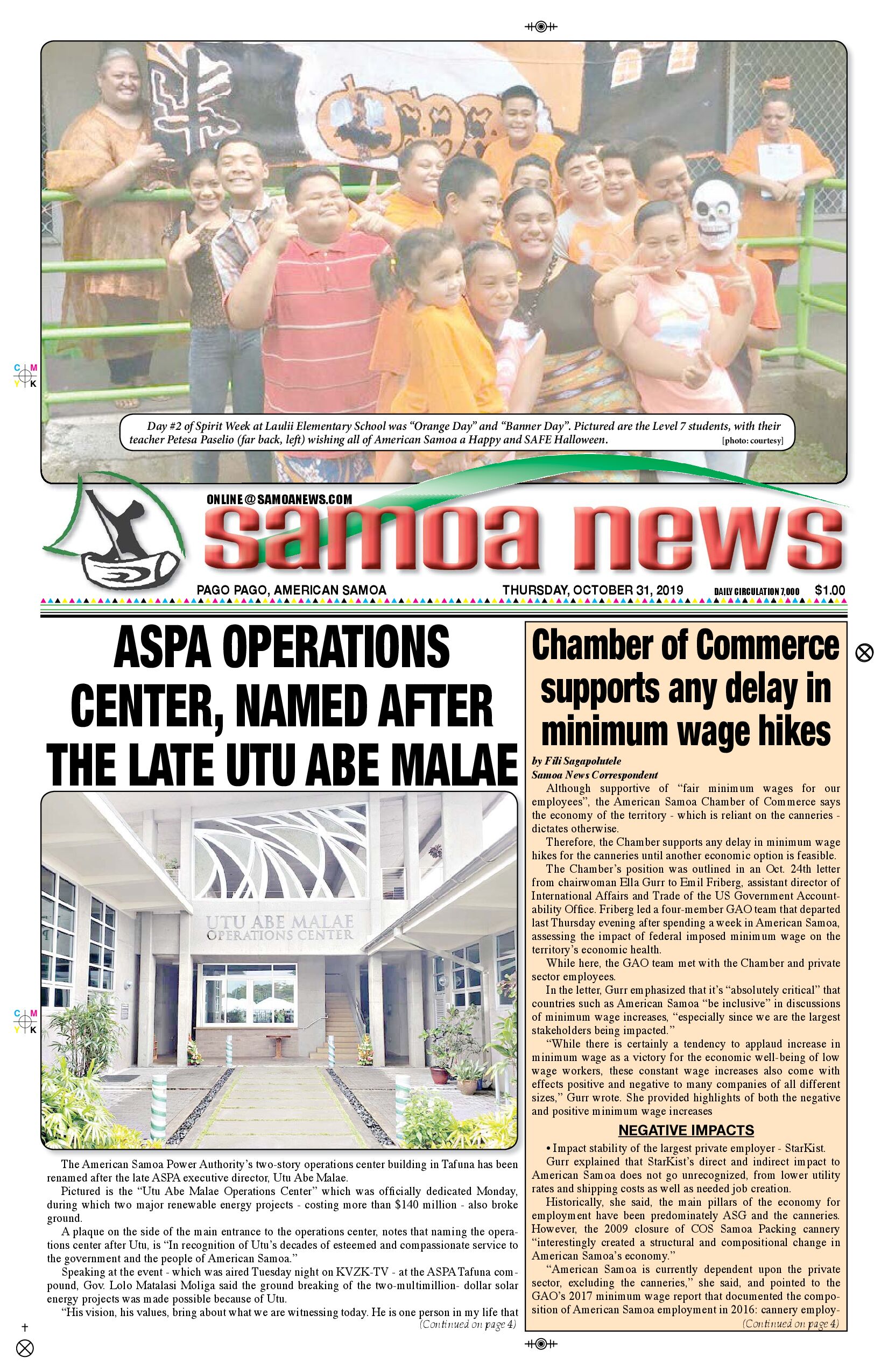 SN News Thursday, October 31, 2019