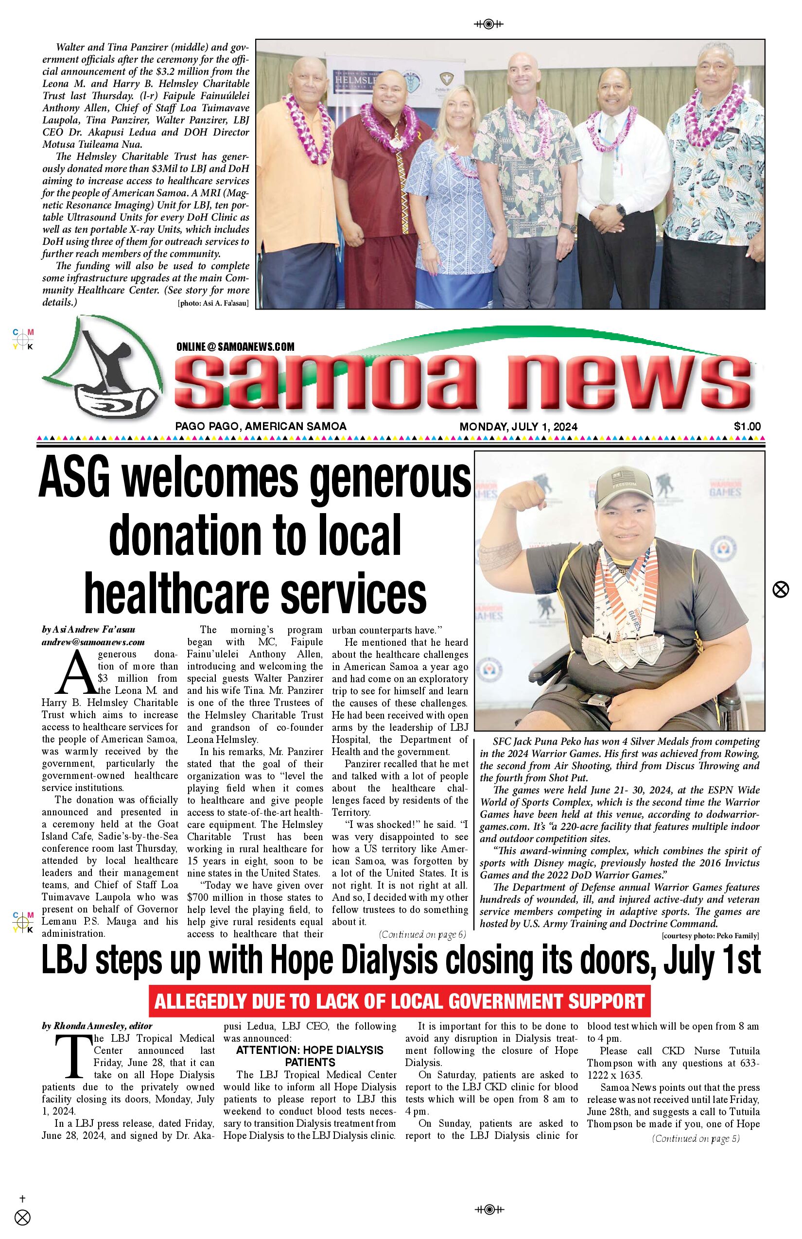 SN News Monday, July 01, 2024