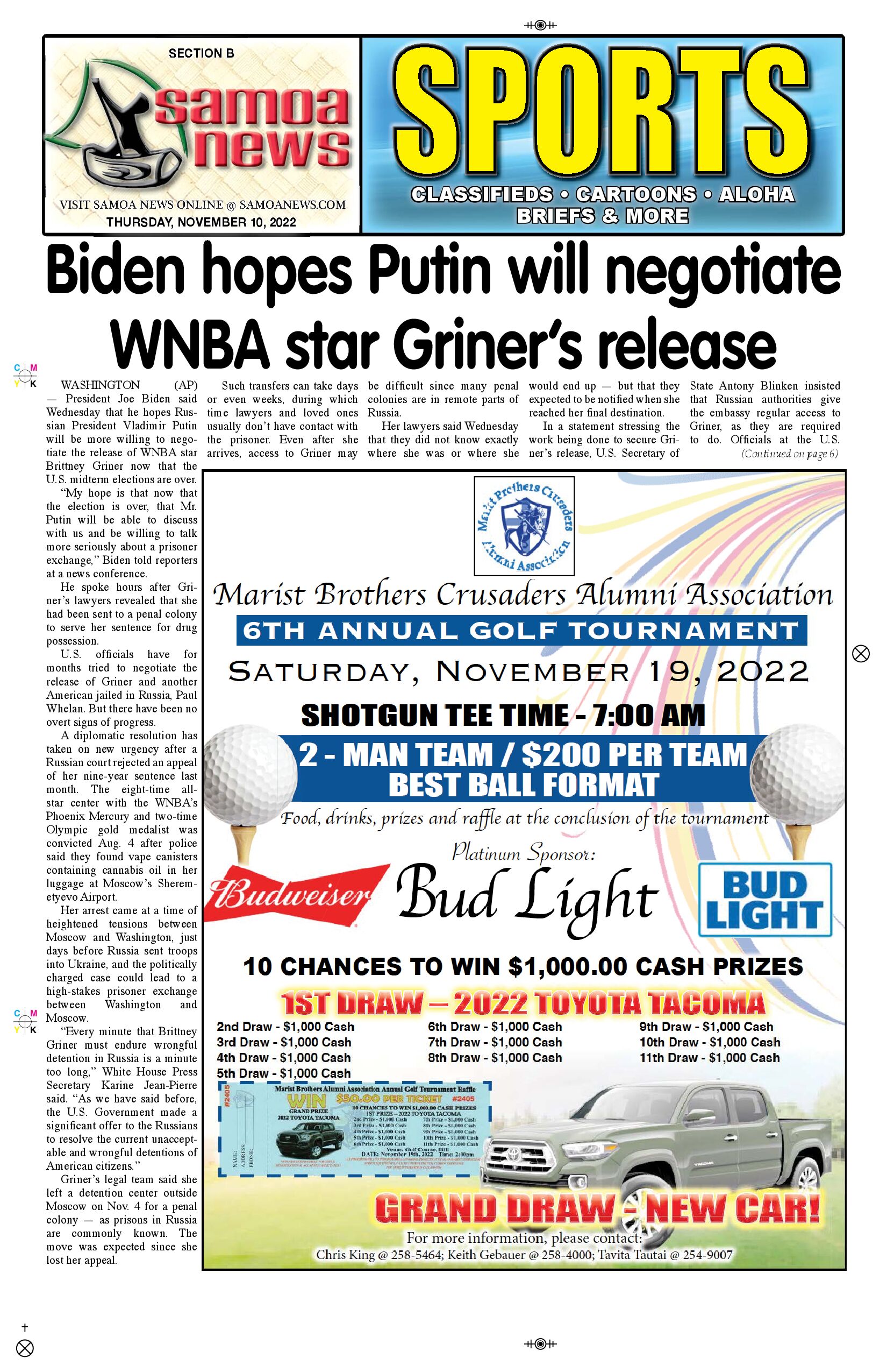 SN Sports Thursday, November 10, 2022