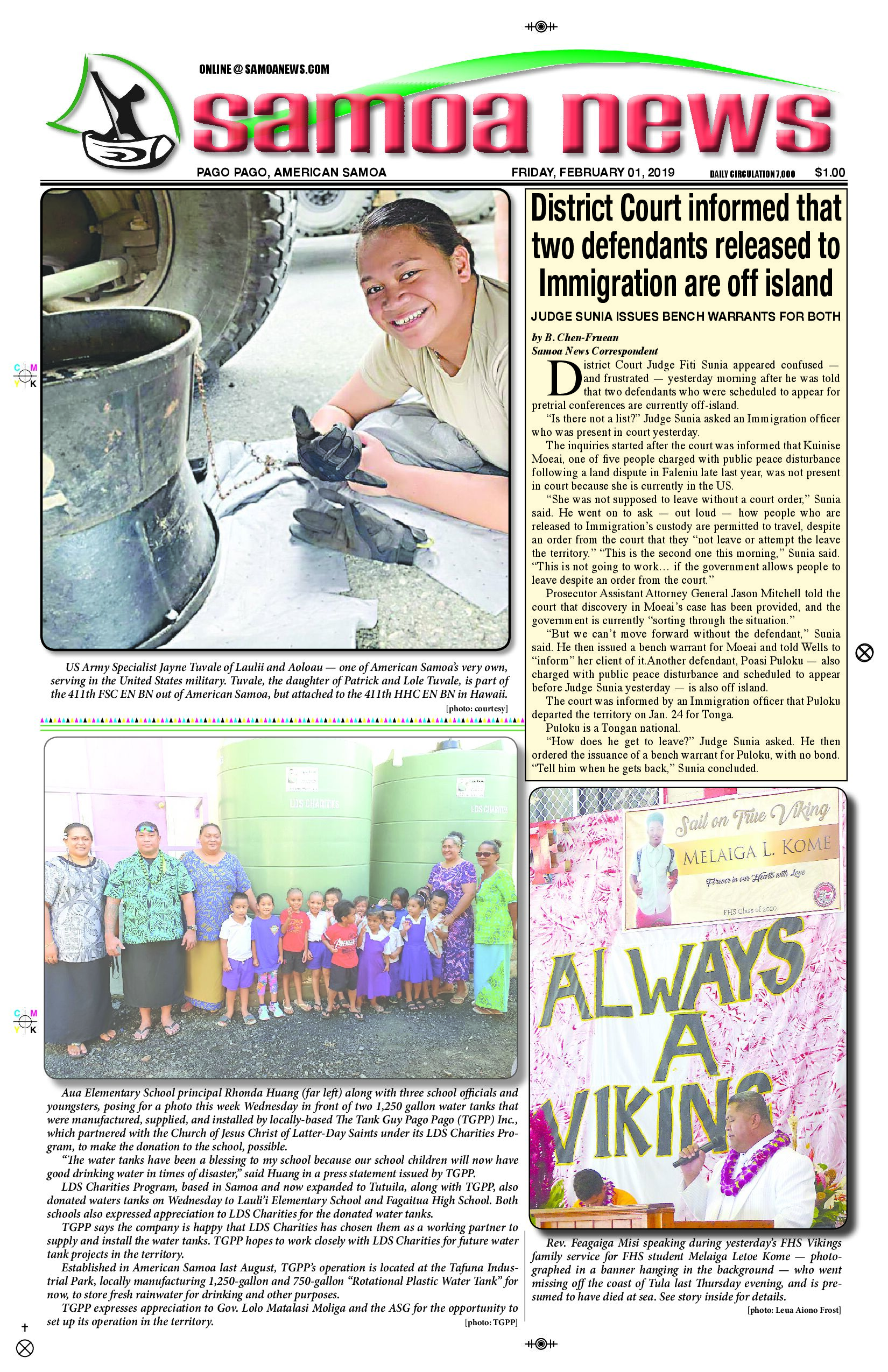 SN News Friday, February 01, 2019