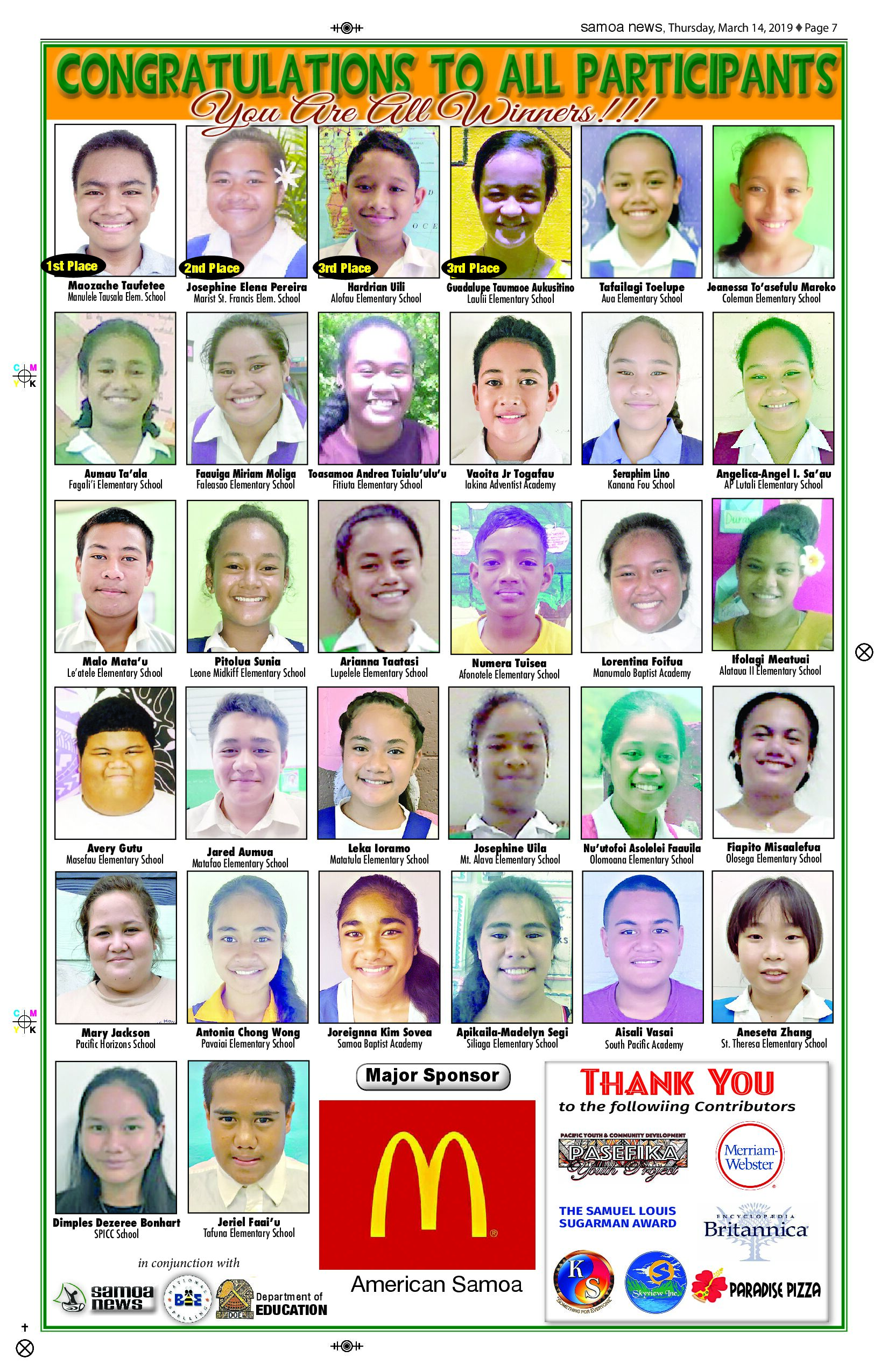 SN News-2 Thursday, March 14, 2019