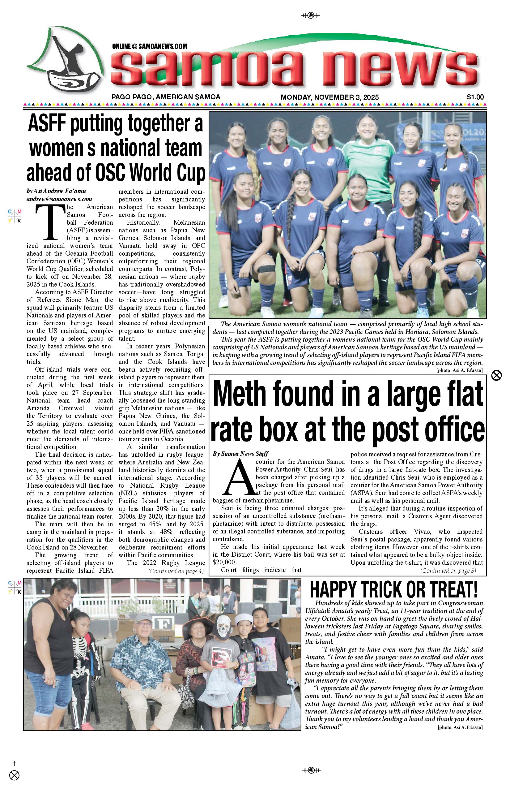 SN News Monday, November 03, 2025