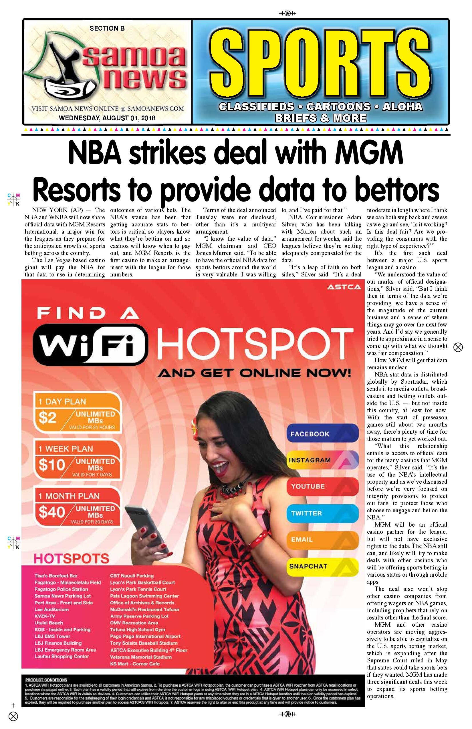 SN Sports Wednesday, August 01, 2018