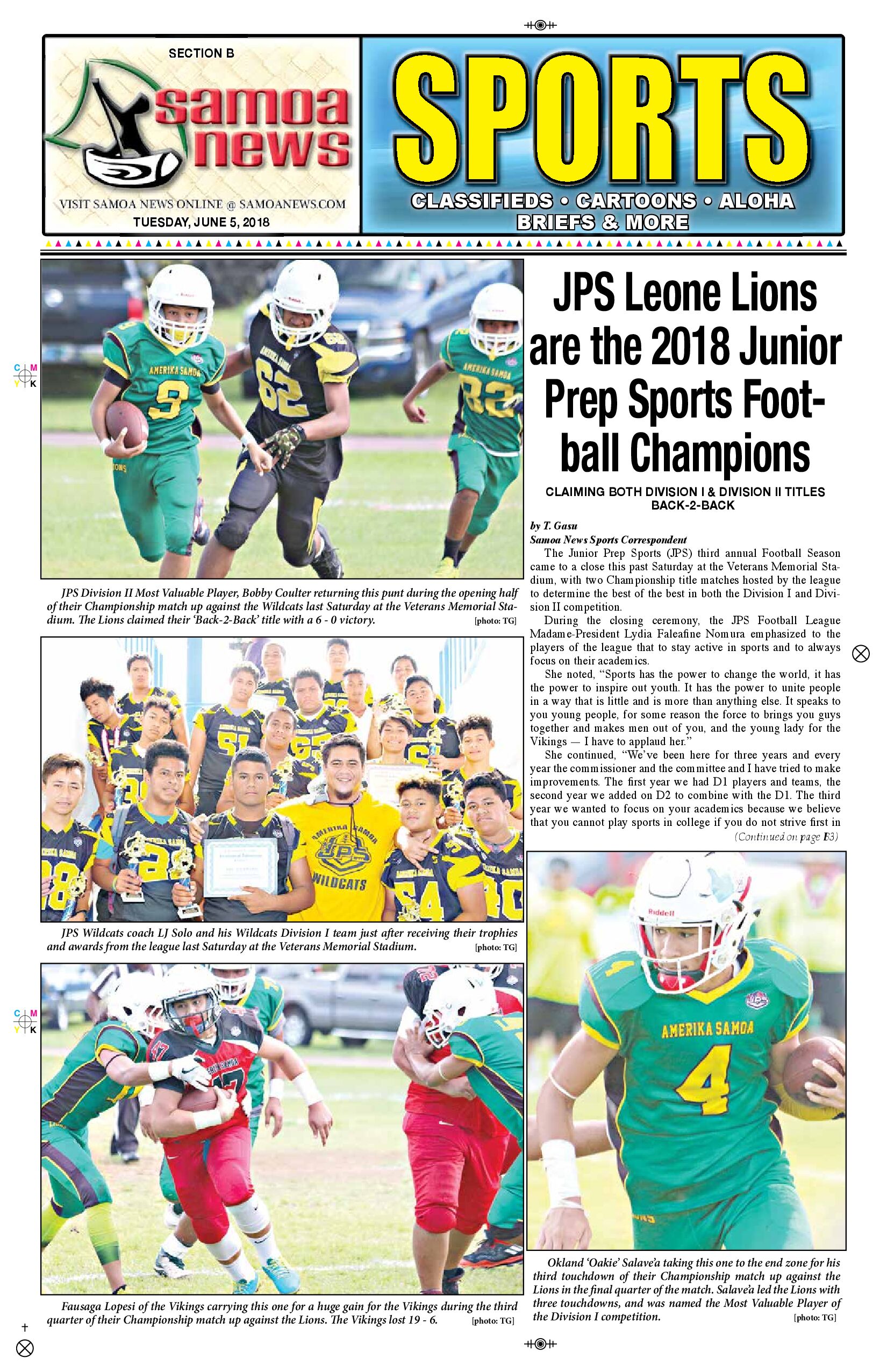 SN Sports Tuesday, June 05, 2018