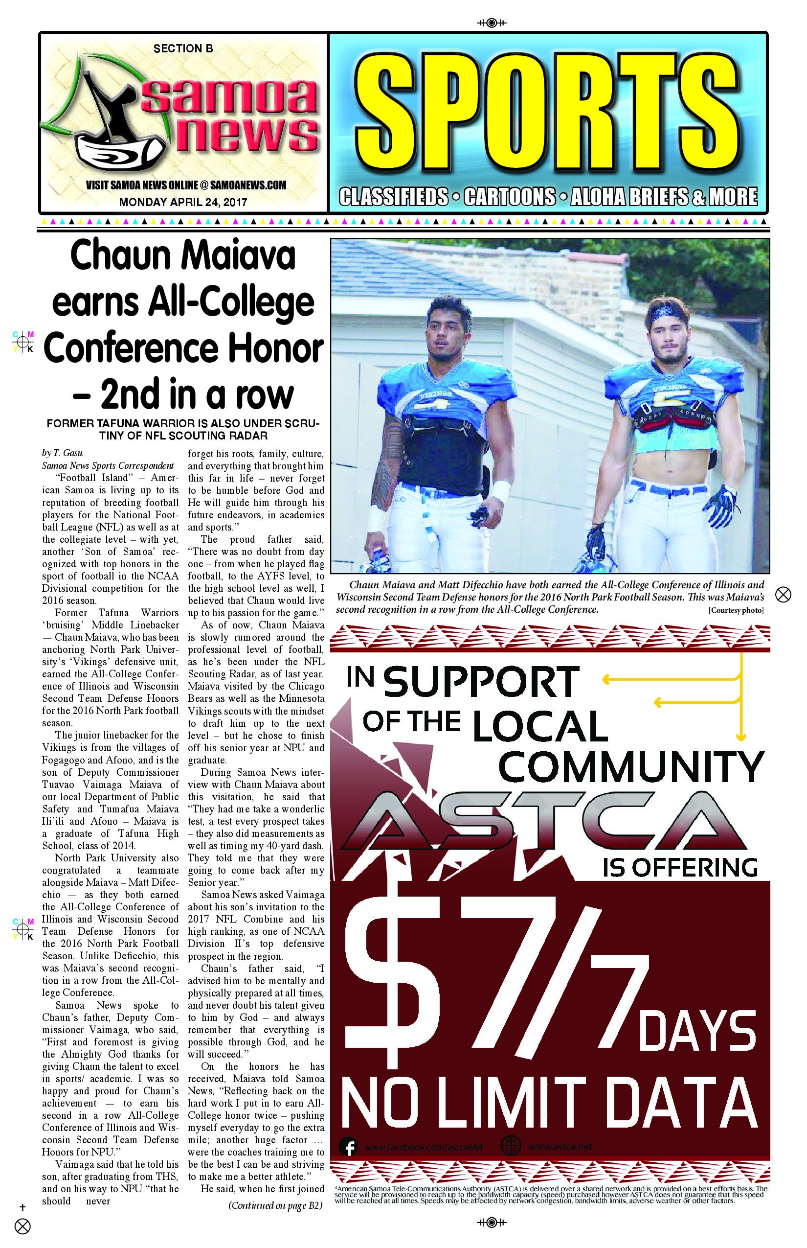 SN Sports Monday, April 24, 2017