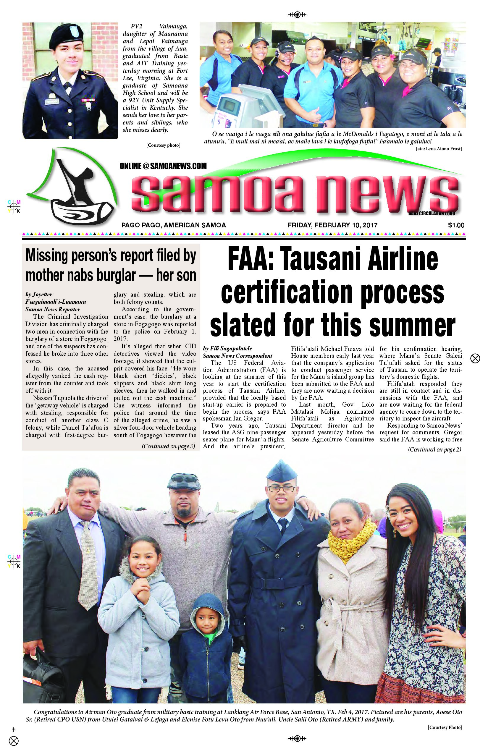 SN News Friday, Feb. 10, 2017