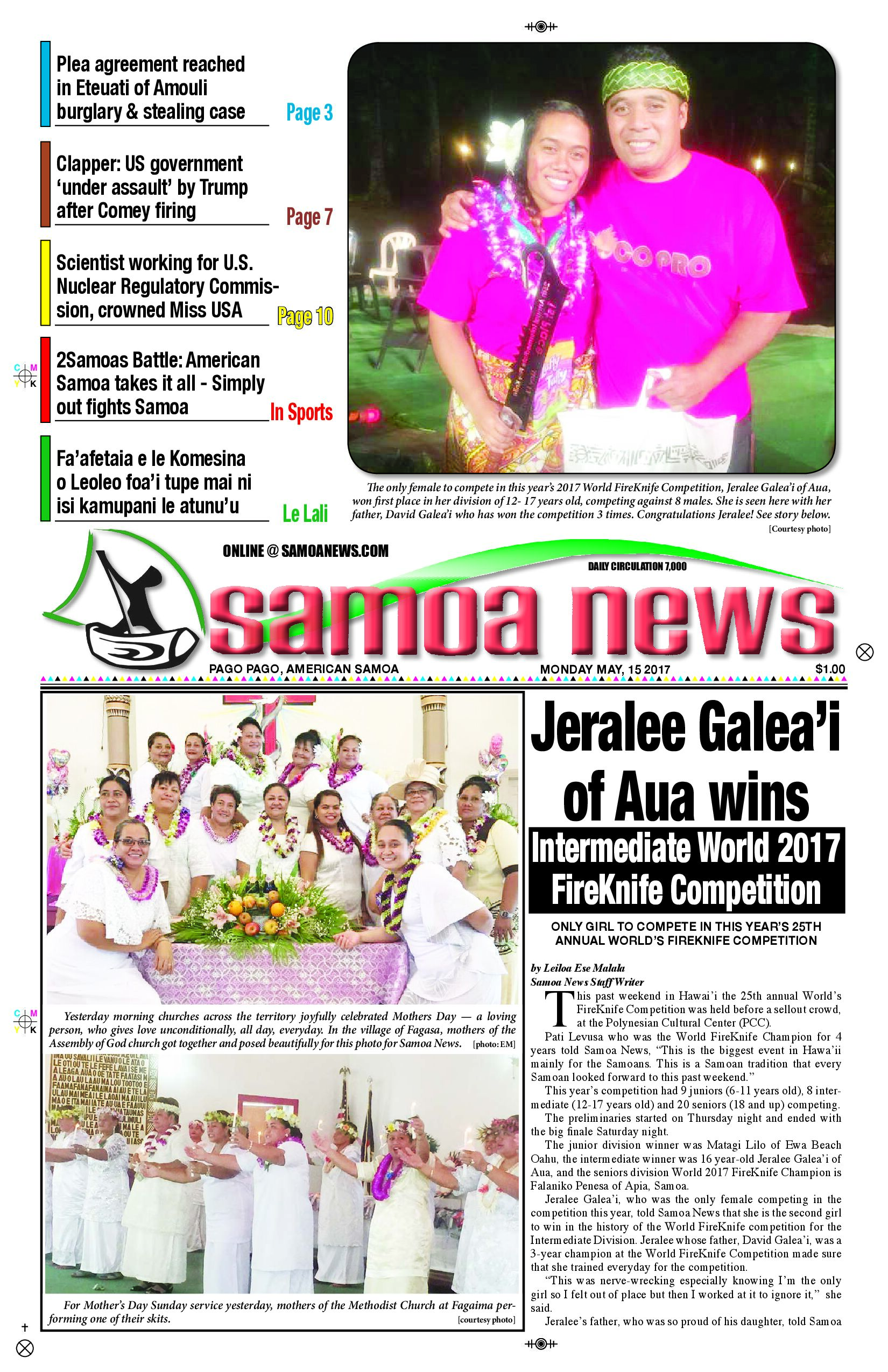 SN News Monday, May 15, 2017