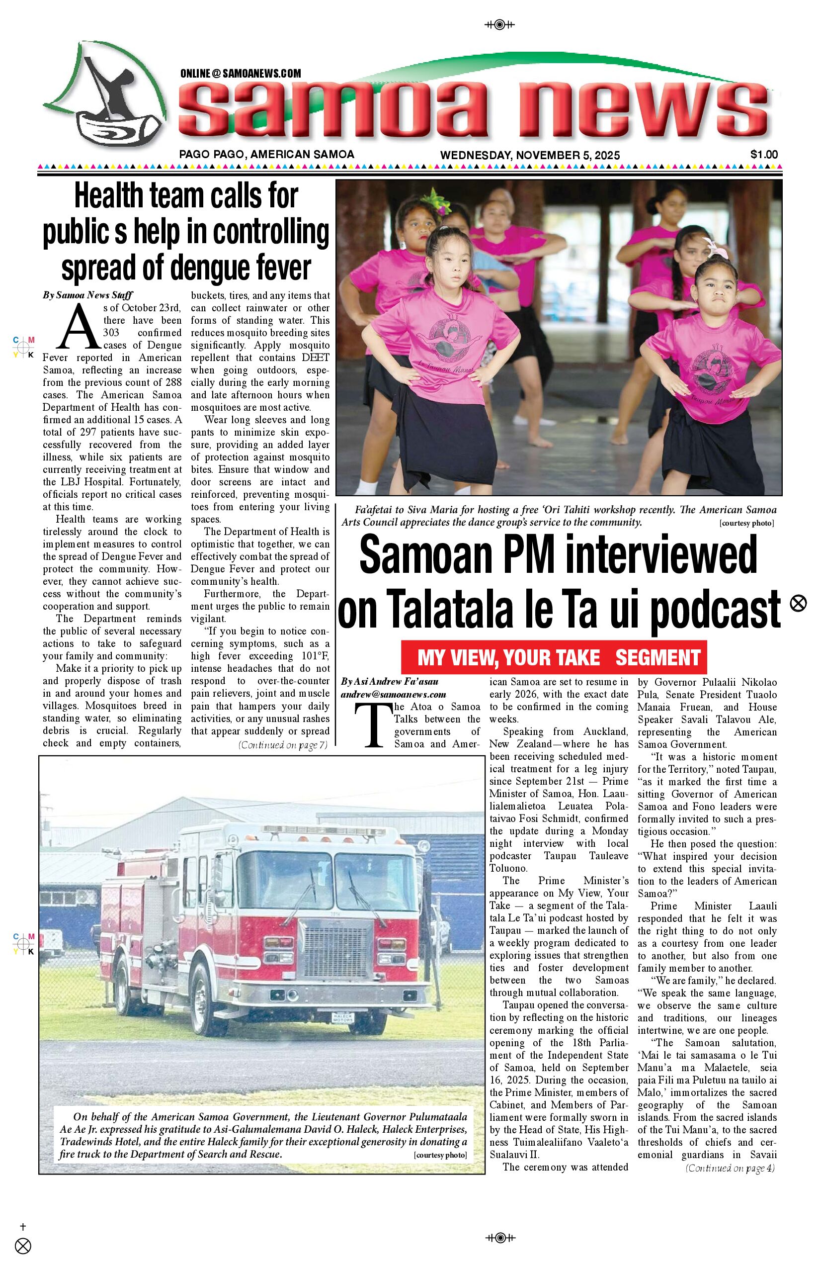 SN News Wednesday, November 05, 2025