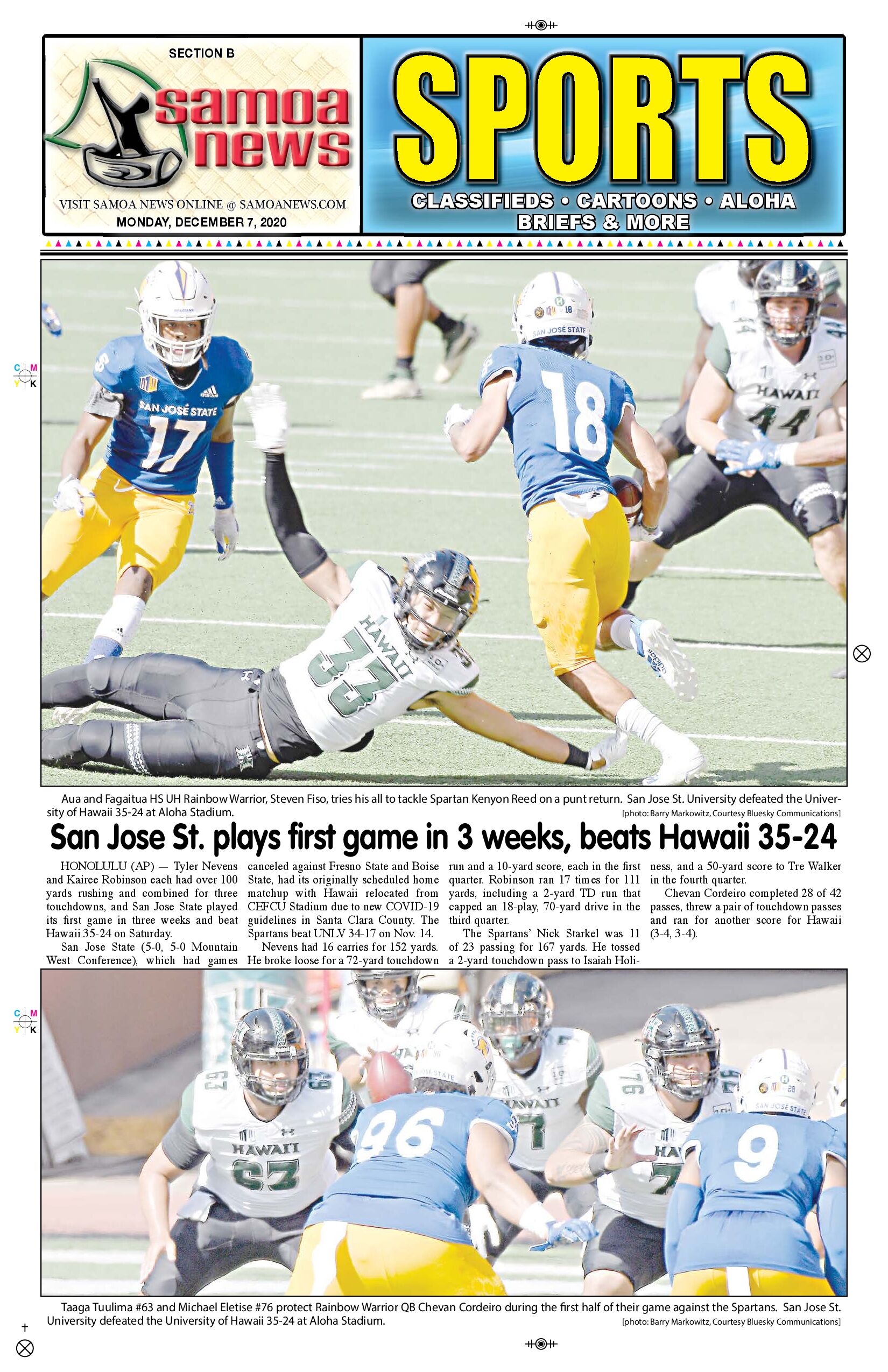 SN Sports Monday, Dec. 07, 2020