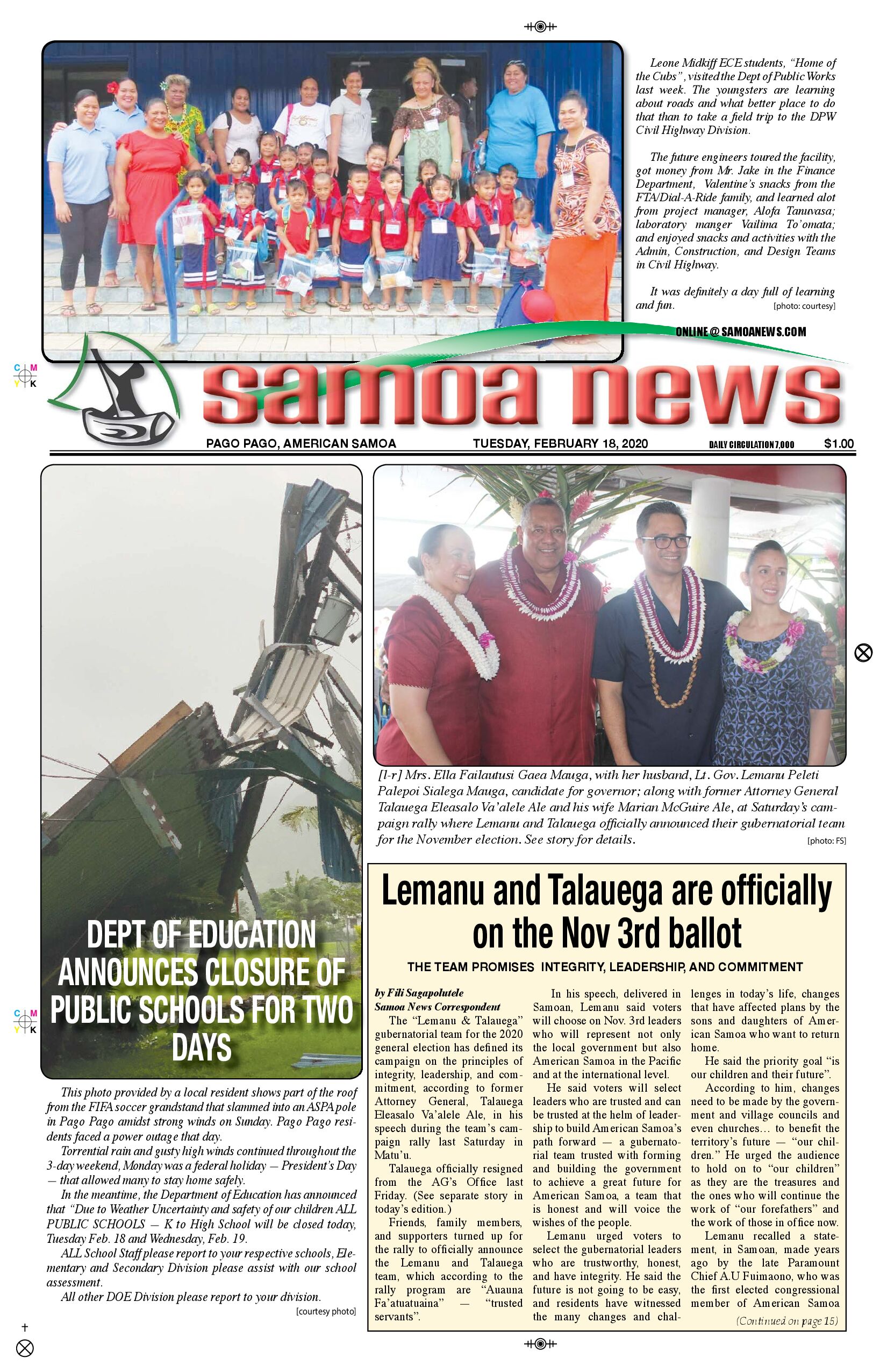 SN News Tuesday, February 18, 2020