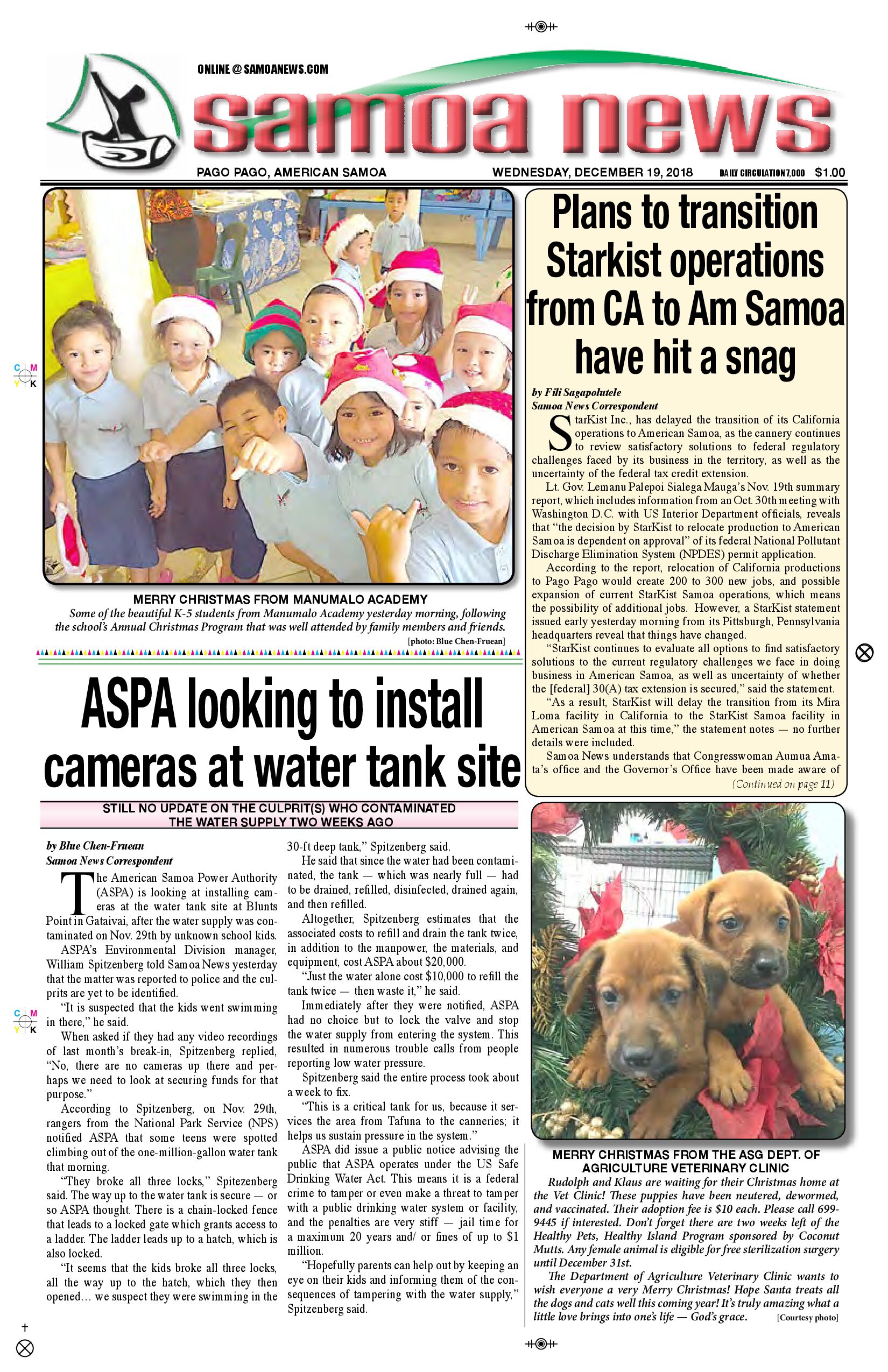 SN News Wednesday, December 19, 2018