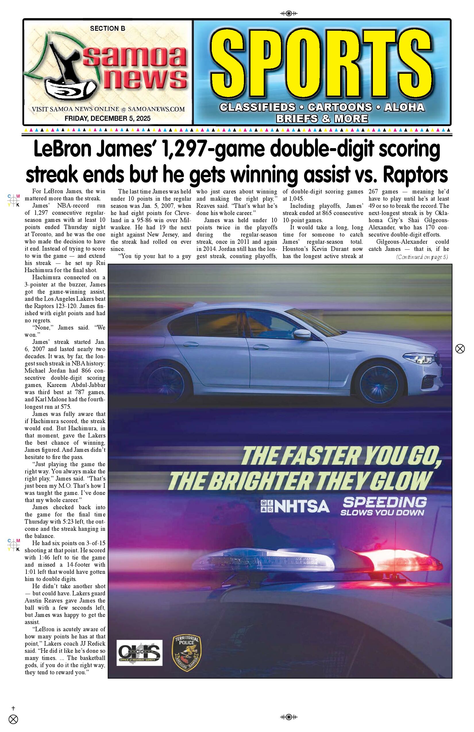 SN Sports Friday, December 06, 2025