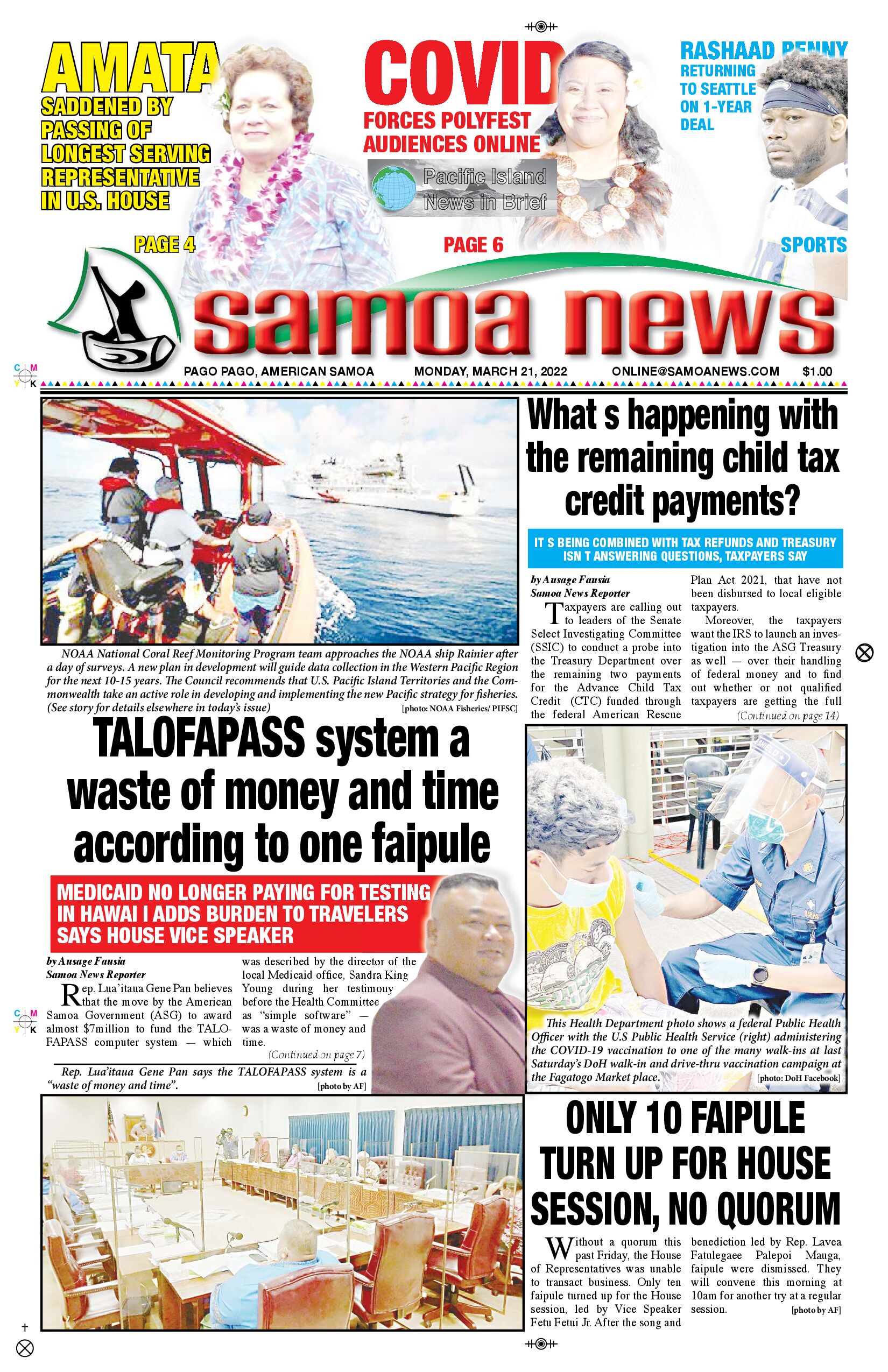 SN News Monday, March 21, 2022