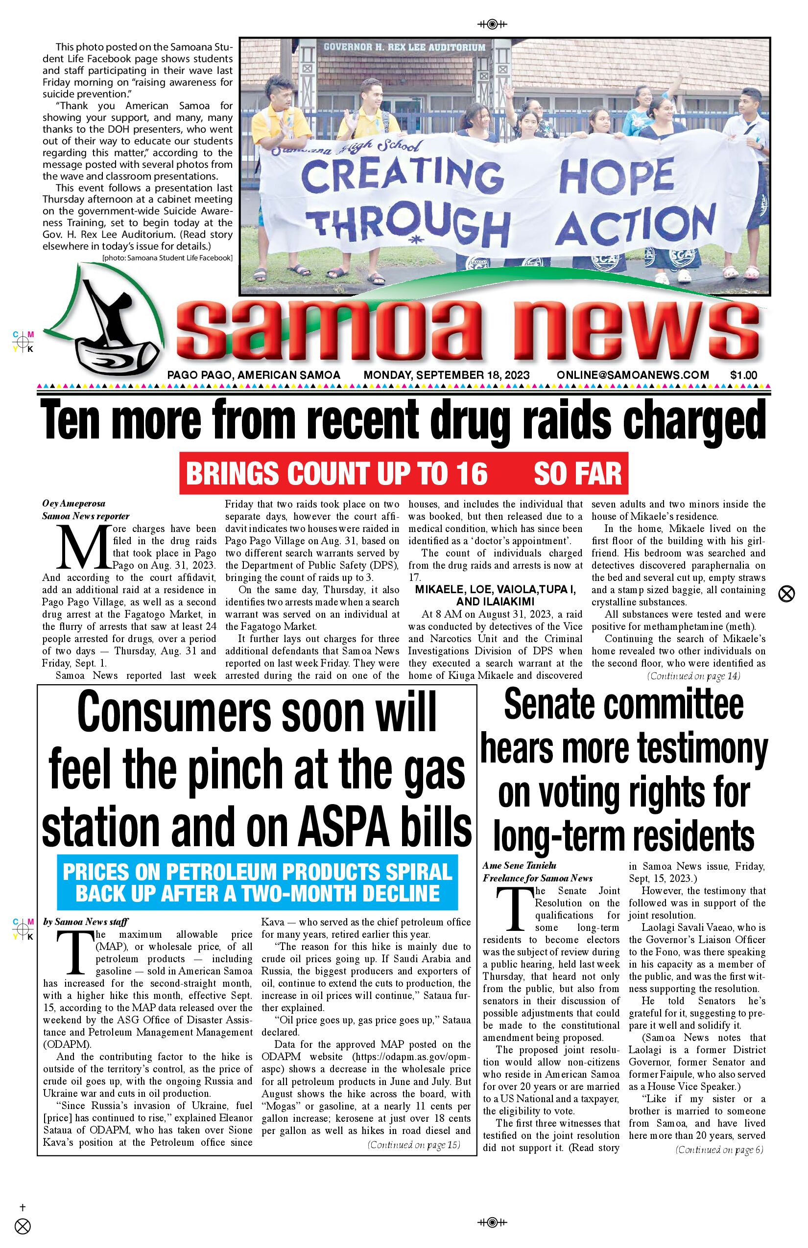 SN News Monday, September 18, 2023