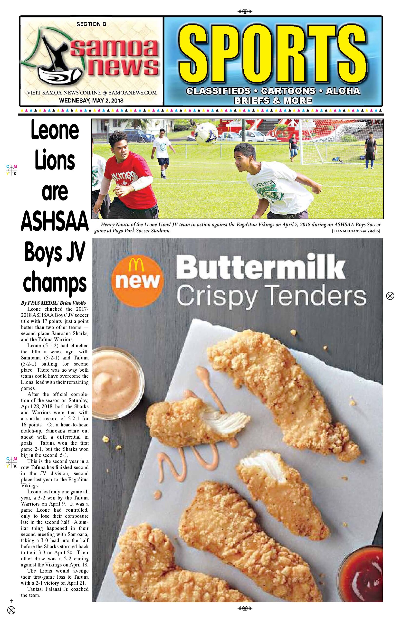 SN Sports Wednesday, May 02, 2018