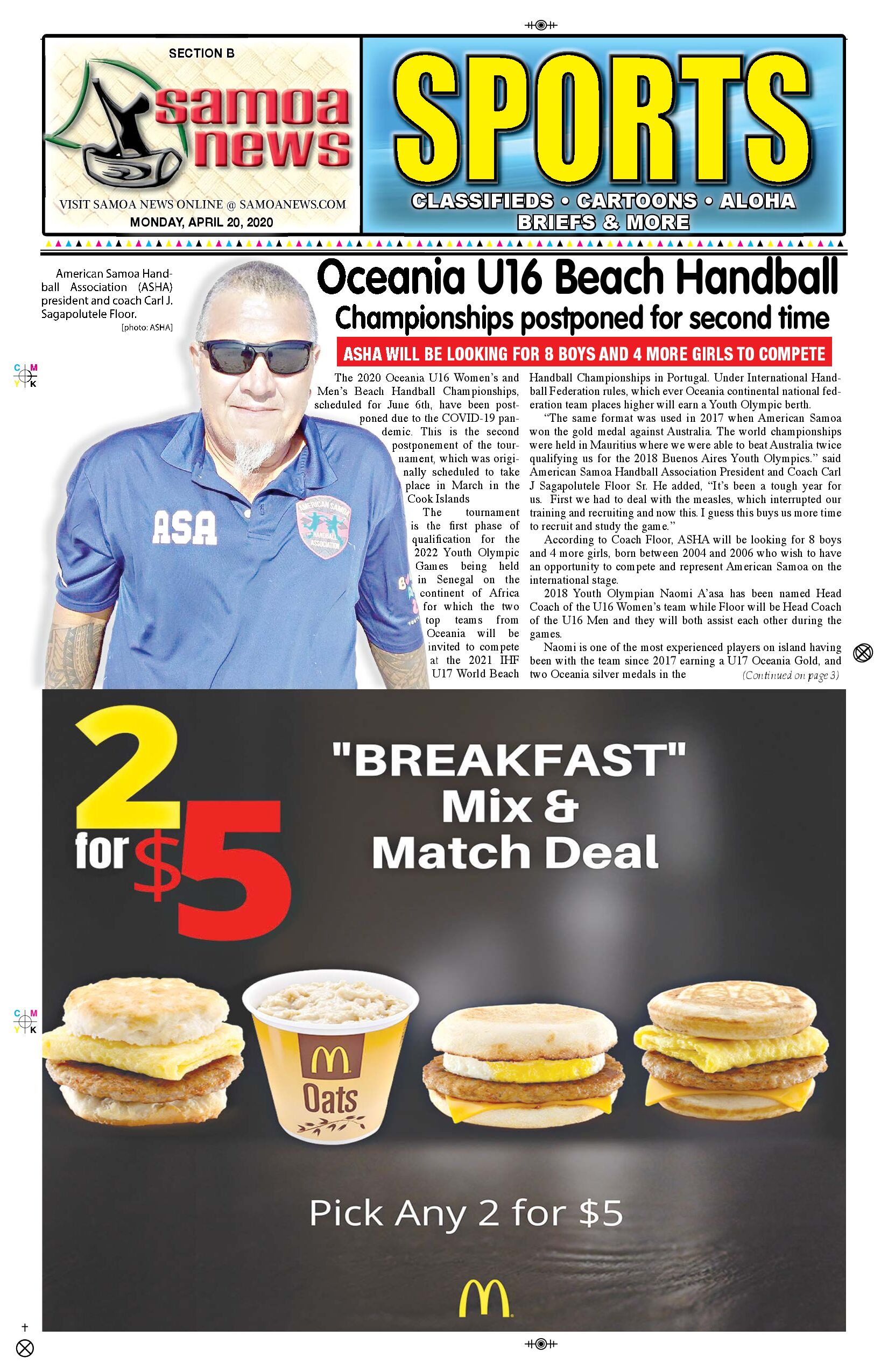 SN Sports Monday, April 20, 2020