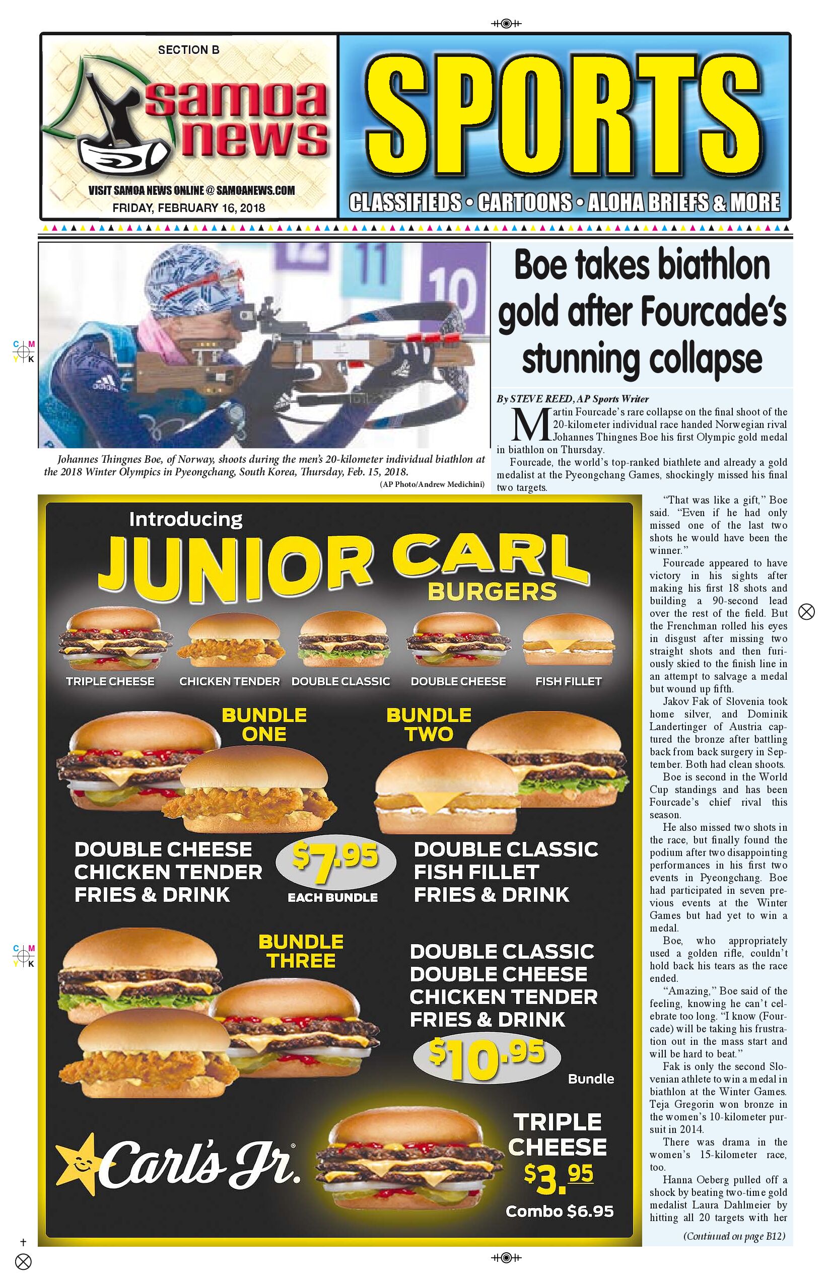 SN Sports Friday, Feb. 16, 2018