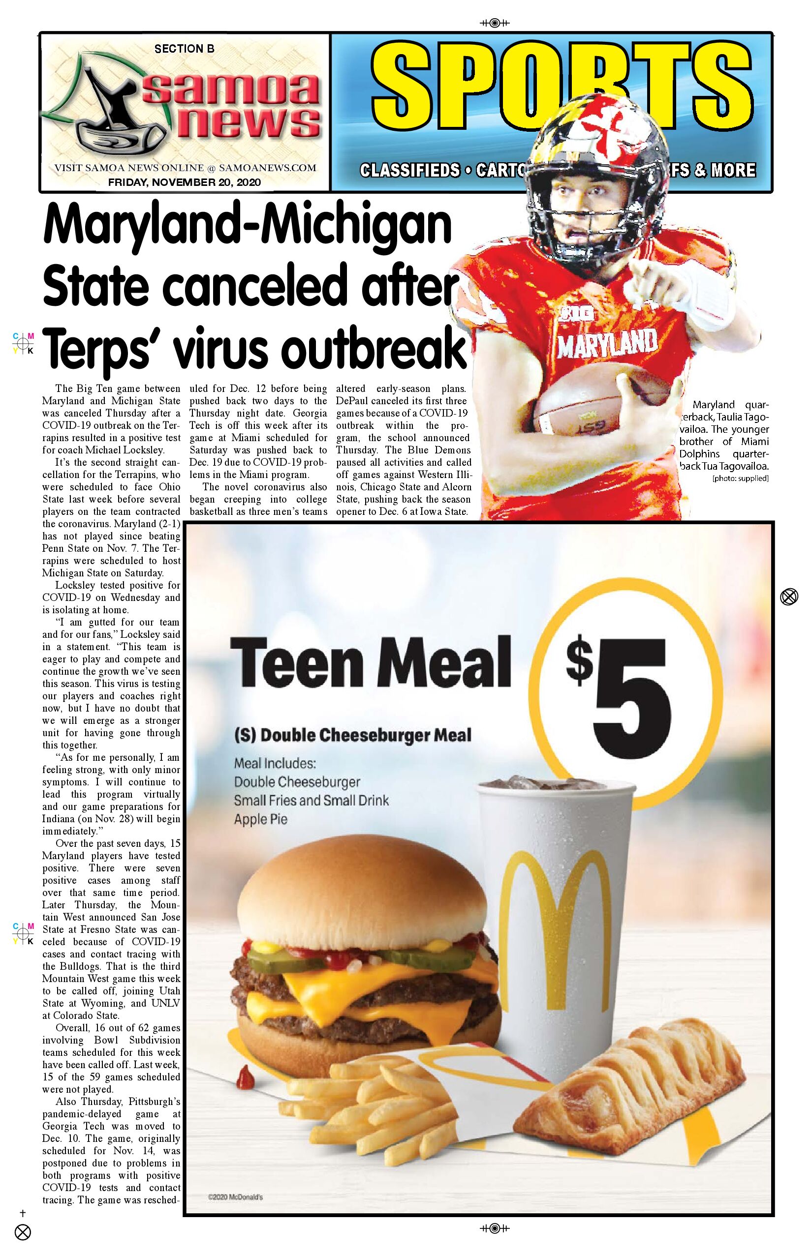 SN Sports Friday, Nov. 20, 2020