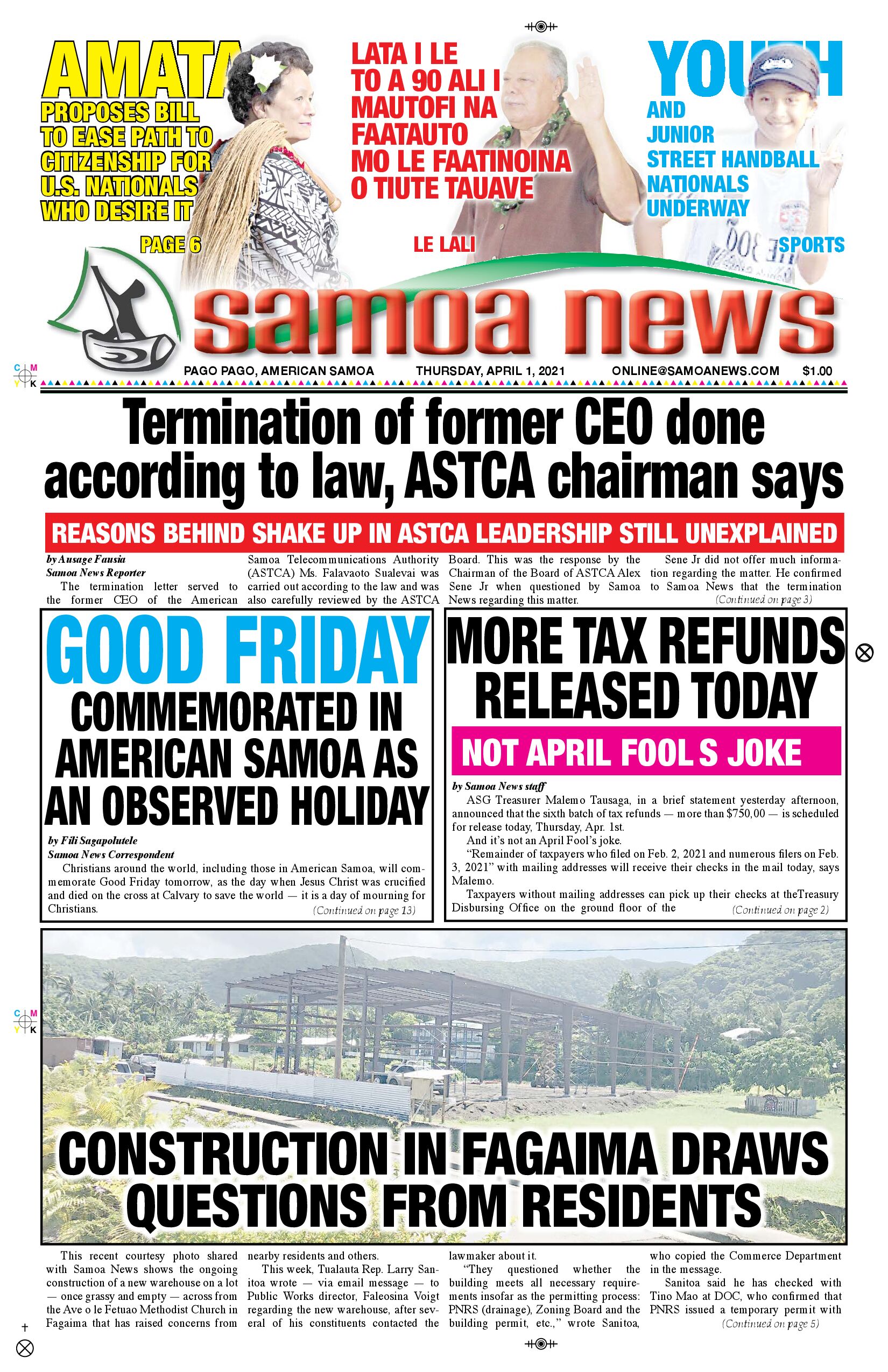 SN News Thursday, April 01, 2021