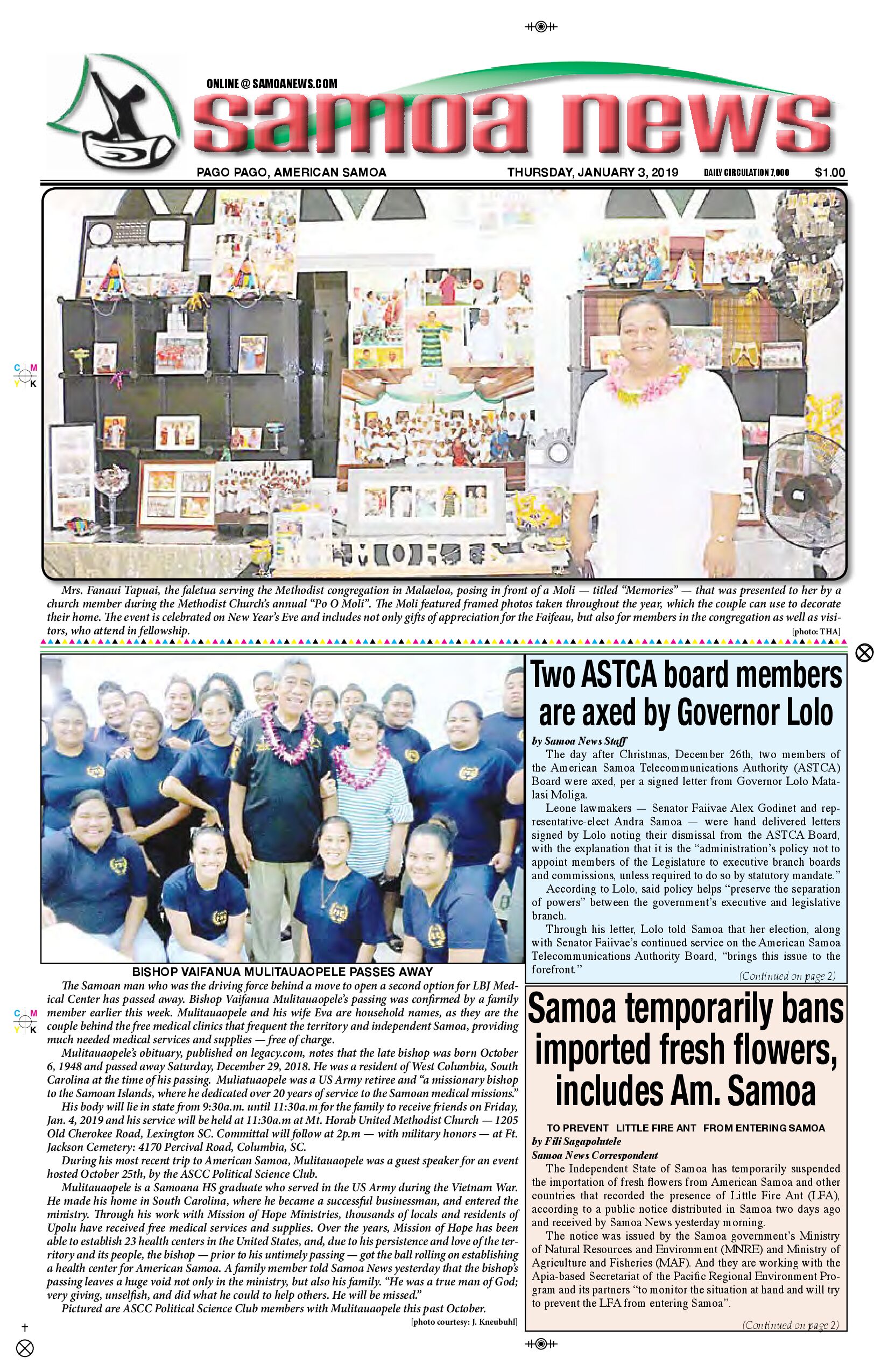 SN News Thursday, January 03, 2019