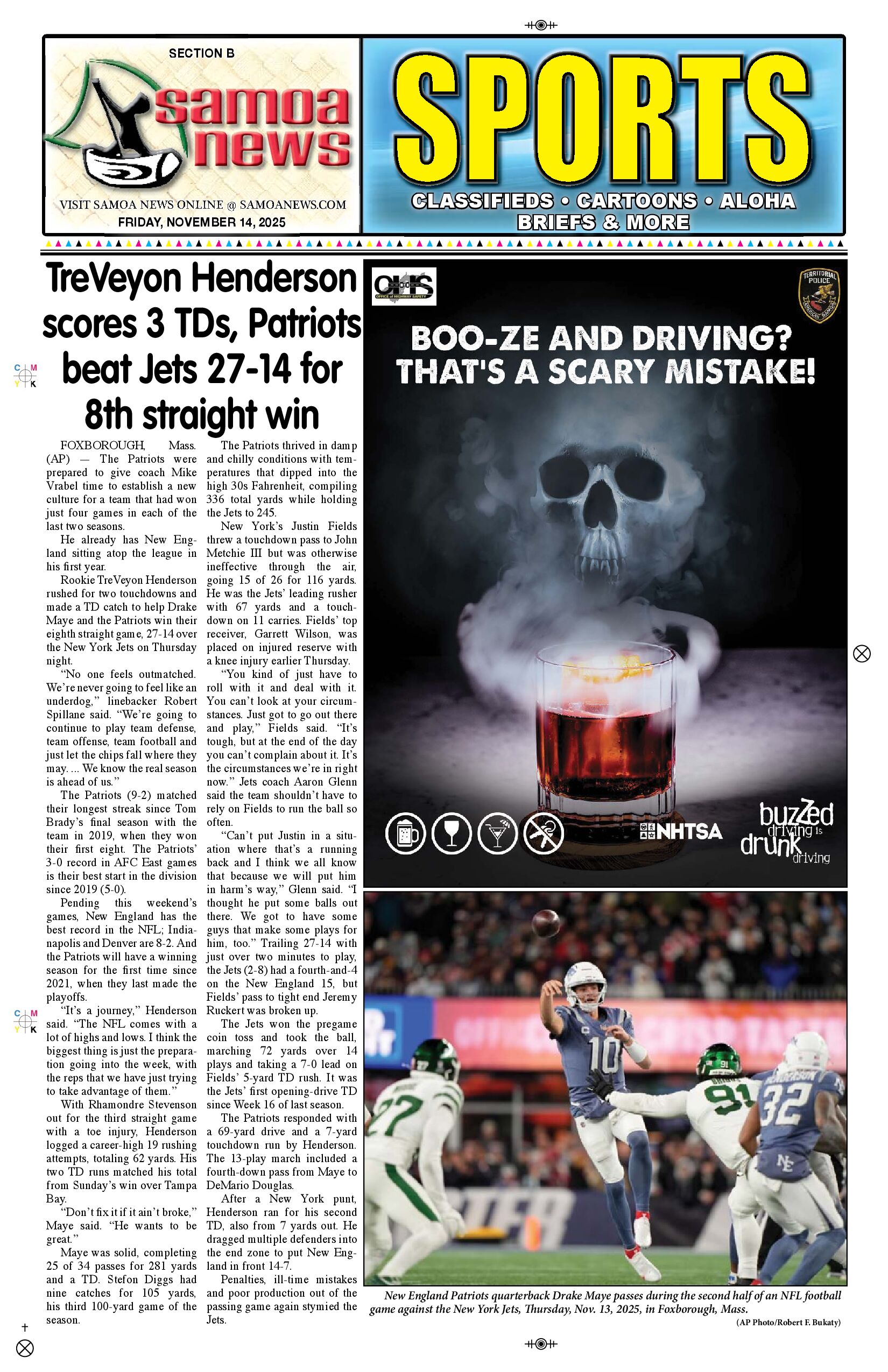 SN Sports Friday, November 14, 2025