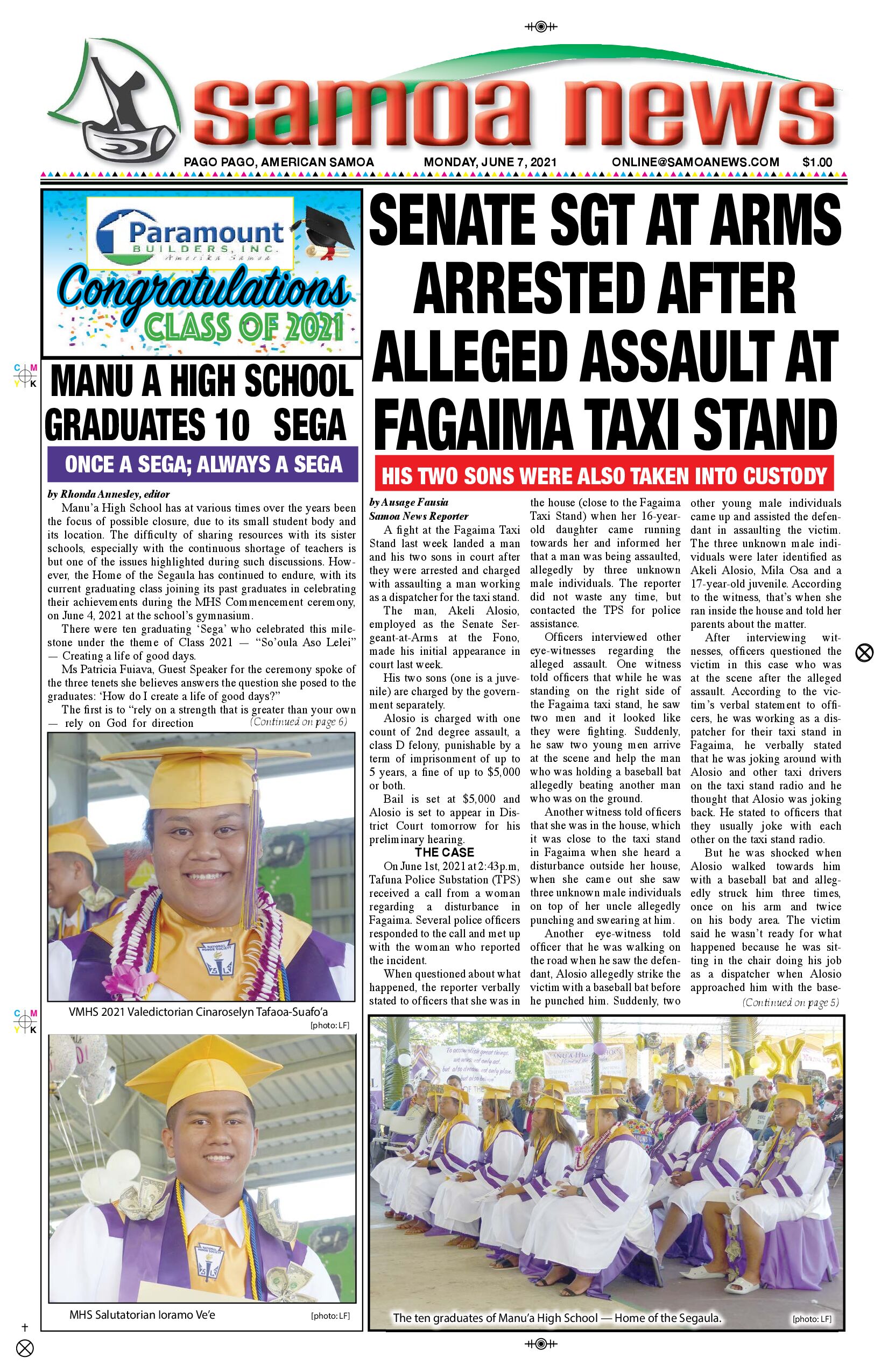 SN News Monday, June 07, 2021