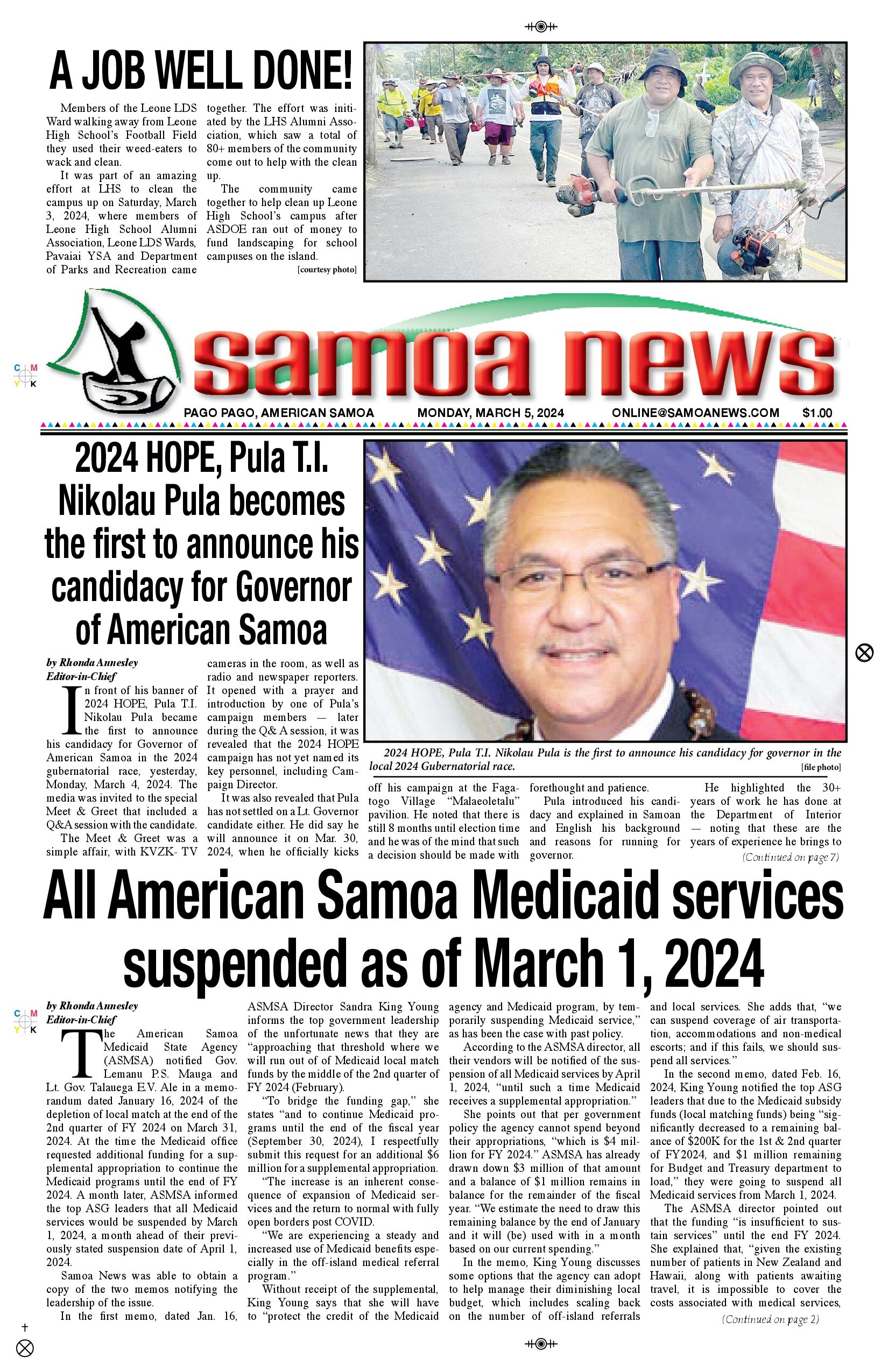 SN News Tuesday, March 05, 2024