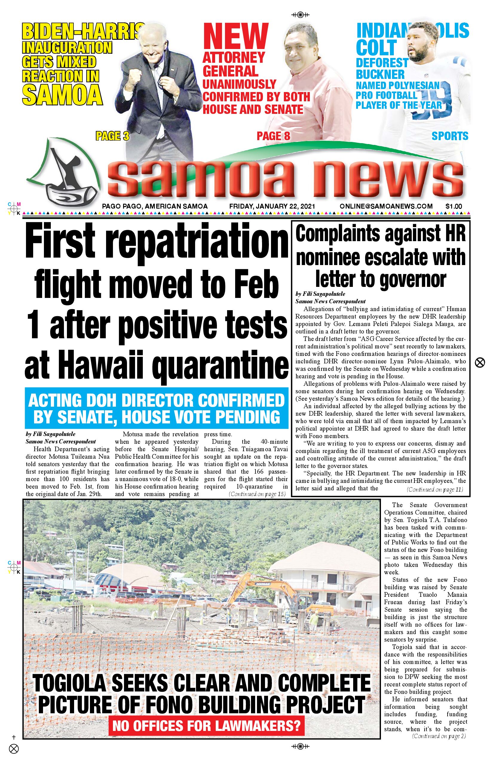 SN News Friday, Jan. 22, 2021