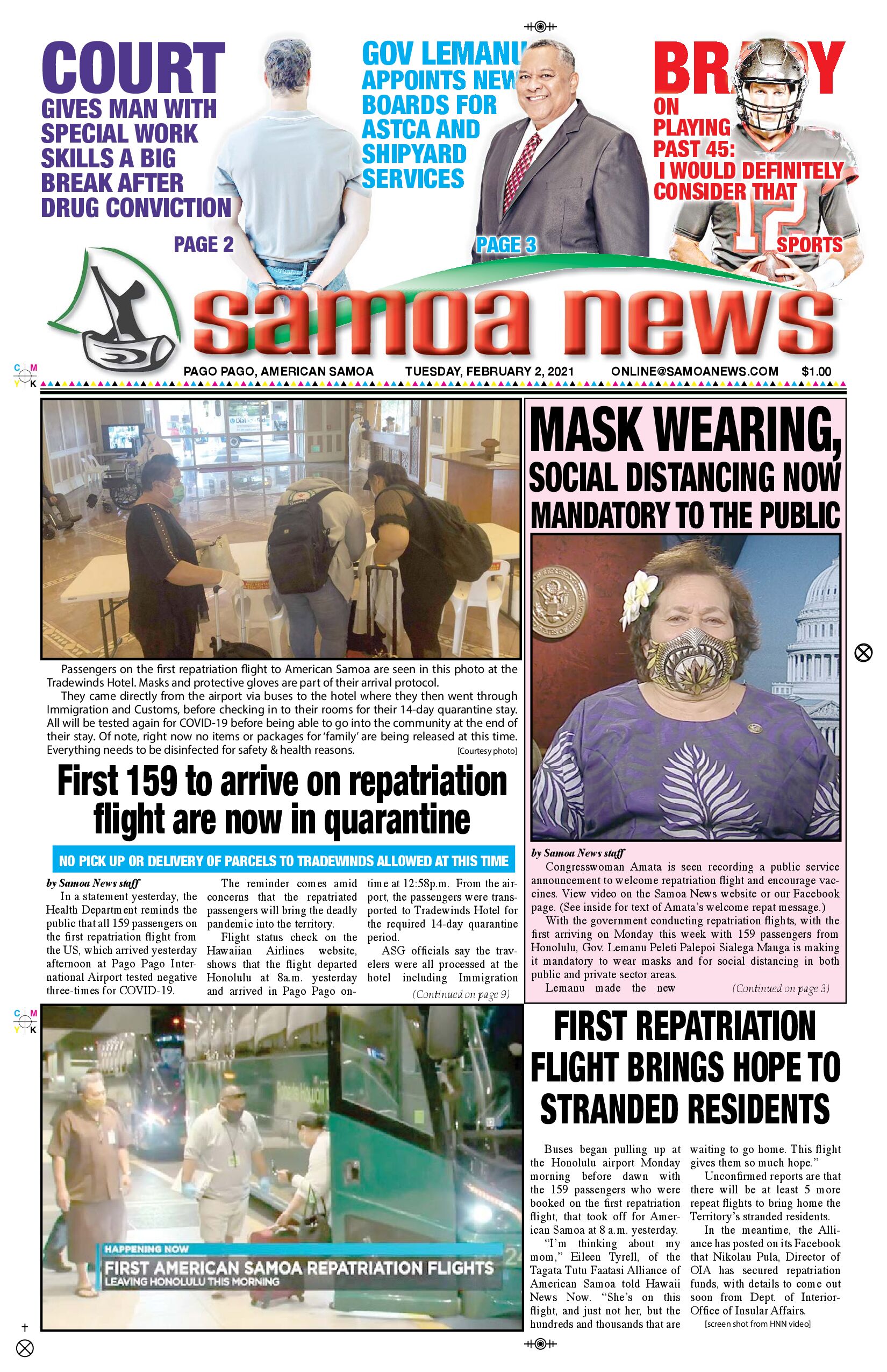 SN News Tuesday, Feb. 02, 2021