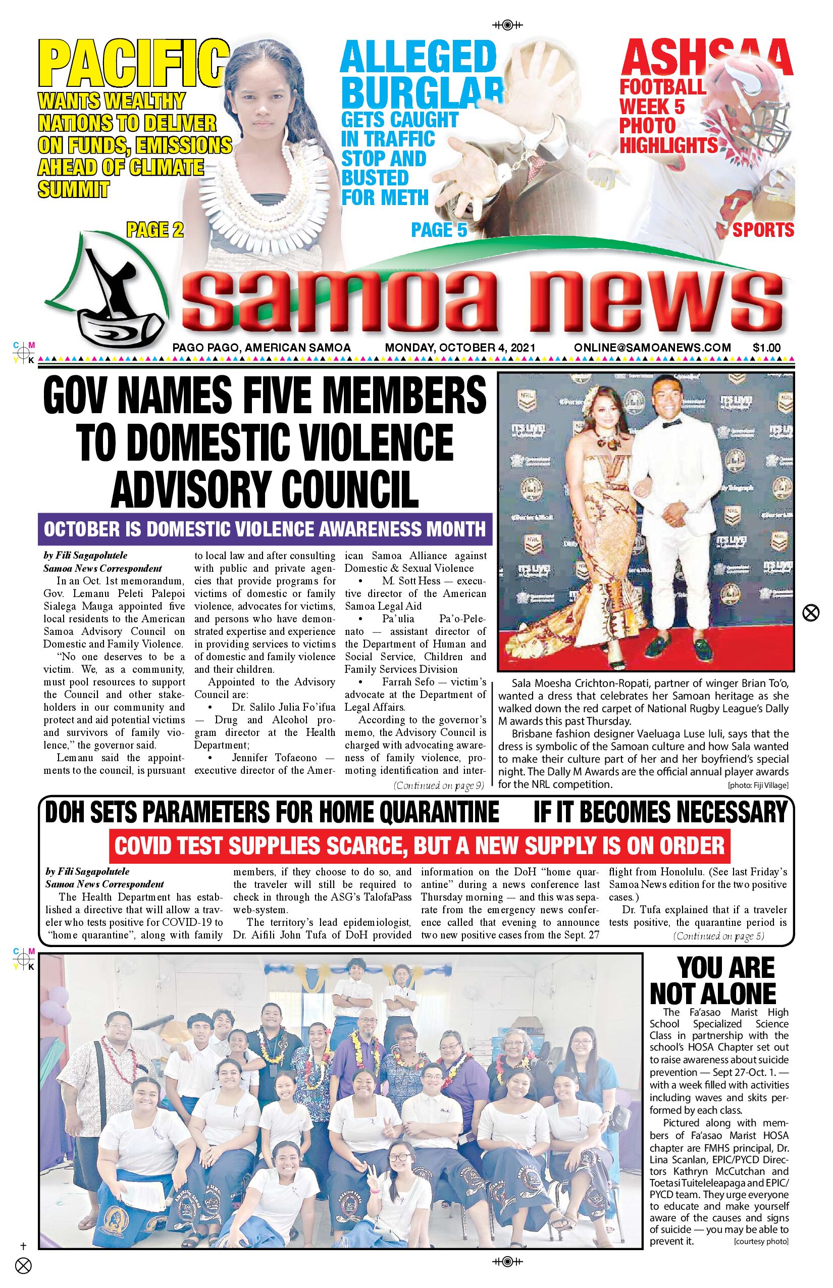 SN News Monday, October 04, 2021