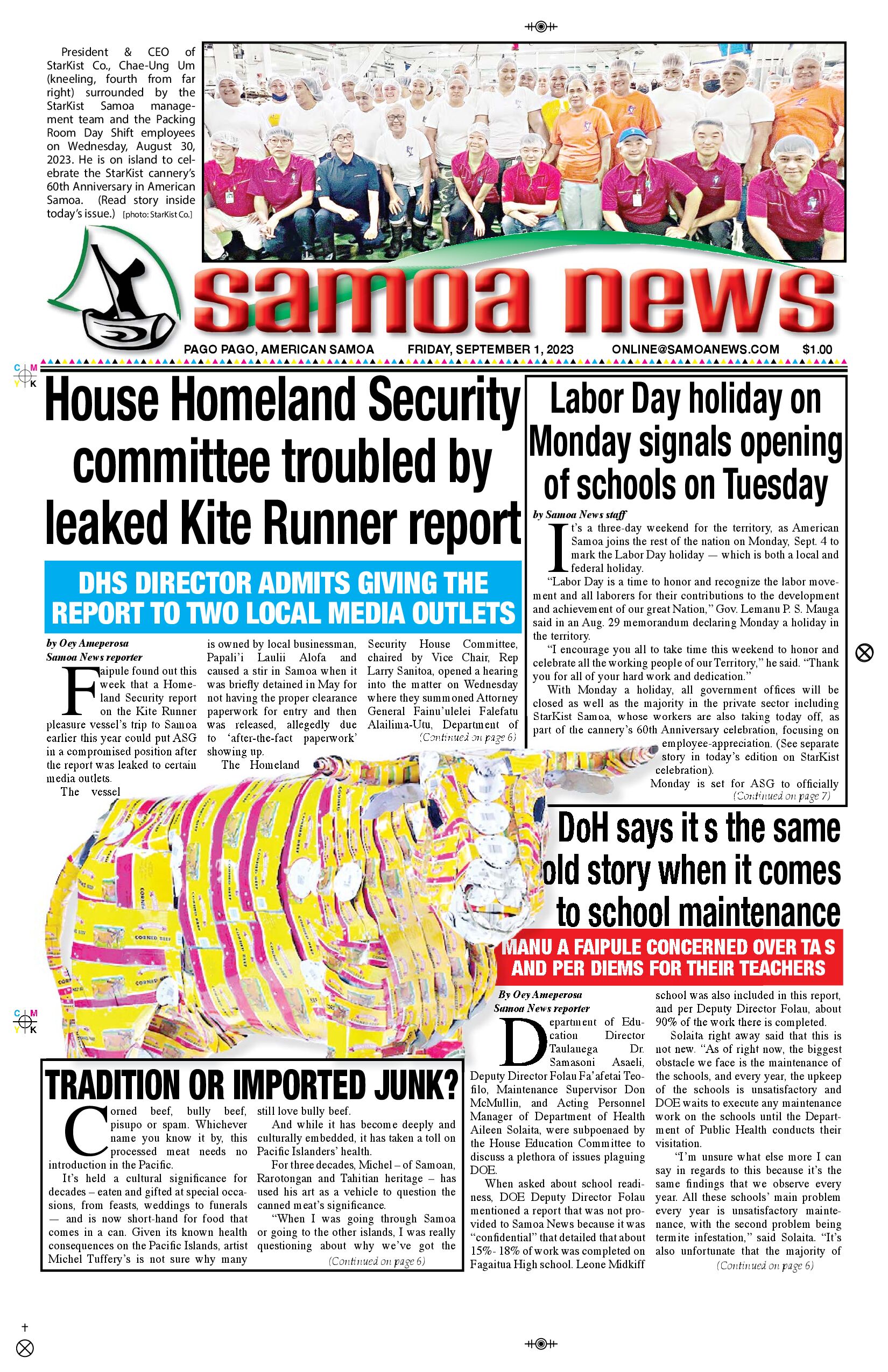 SN News Friday, September 01, 2023