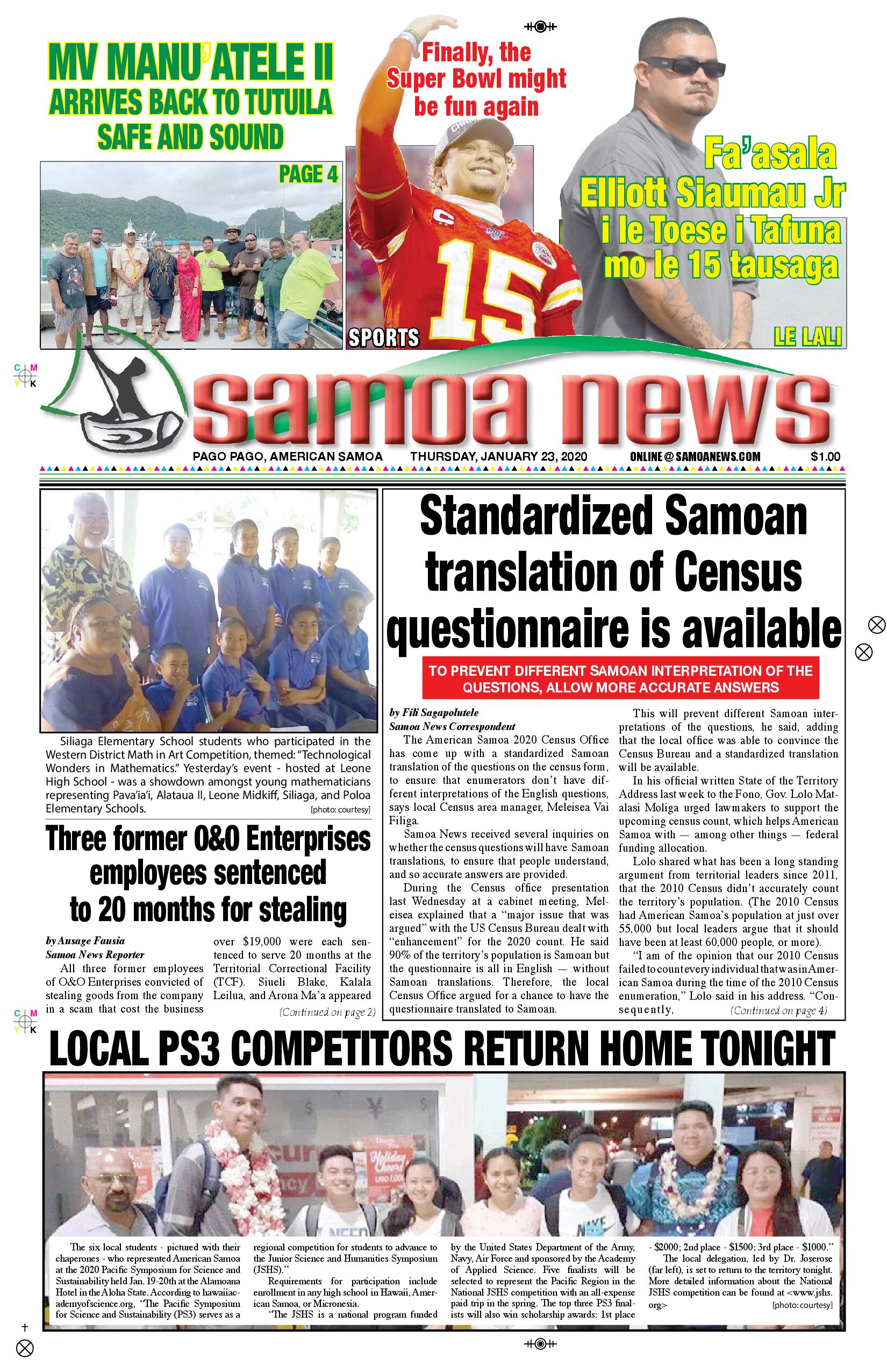 SN News Thursday January 23, 2020