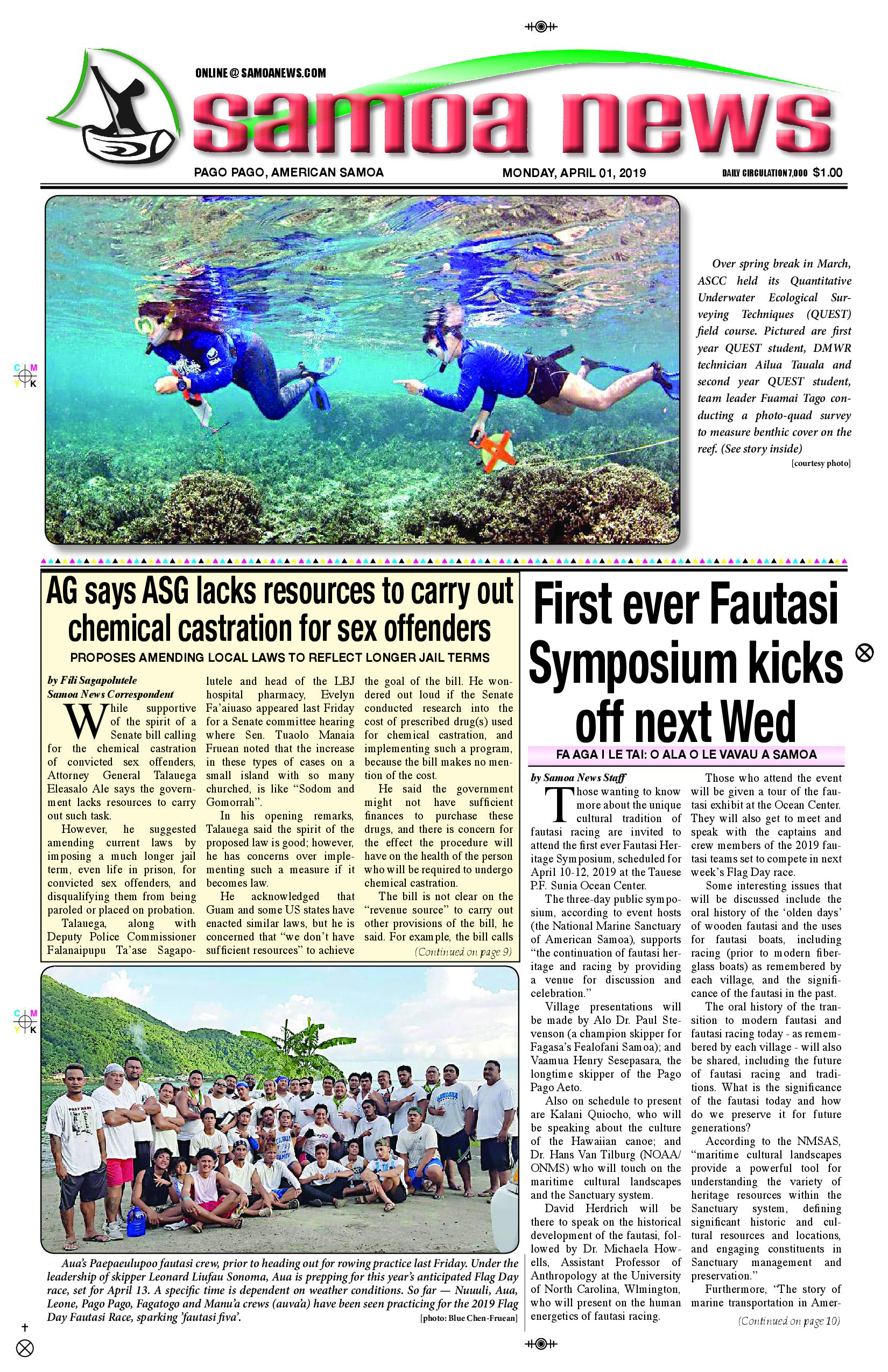 SN News Monday, April 01, 2019