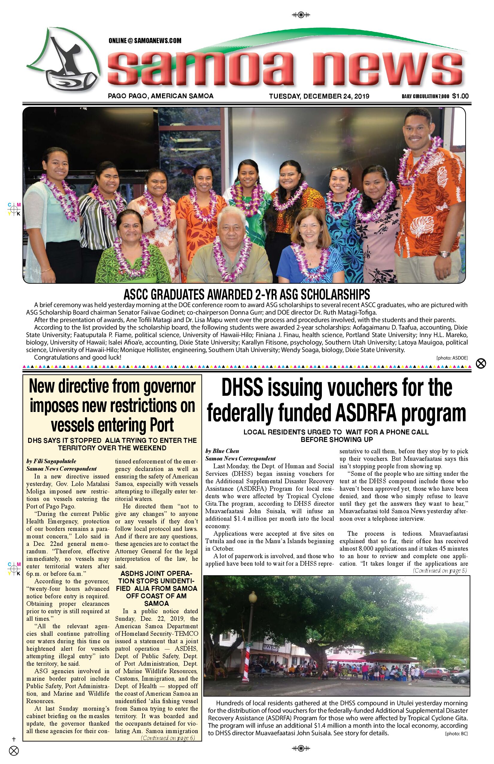 SN News Tuesday, December 24, 2019