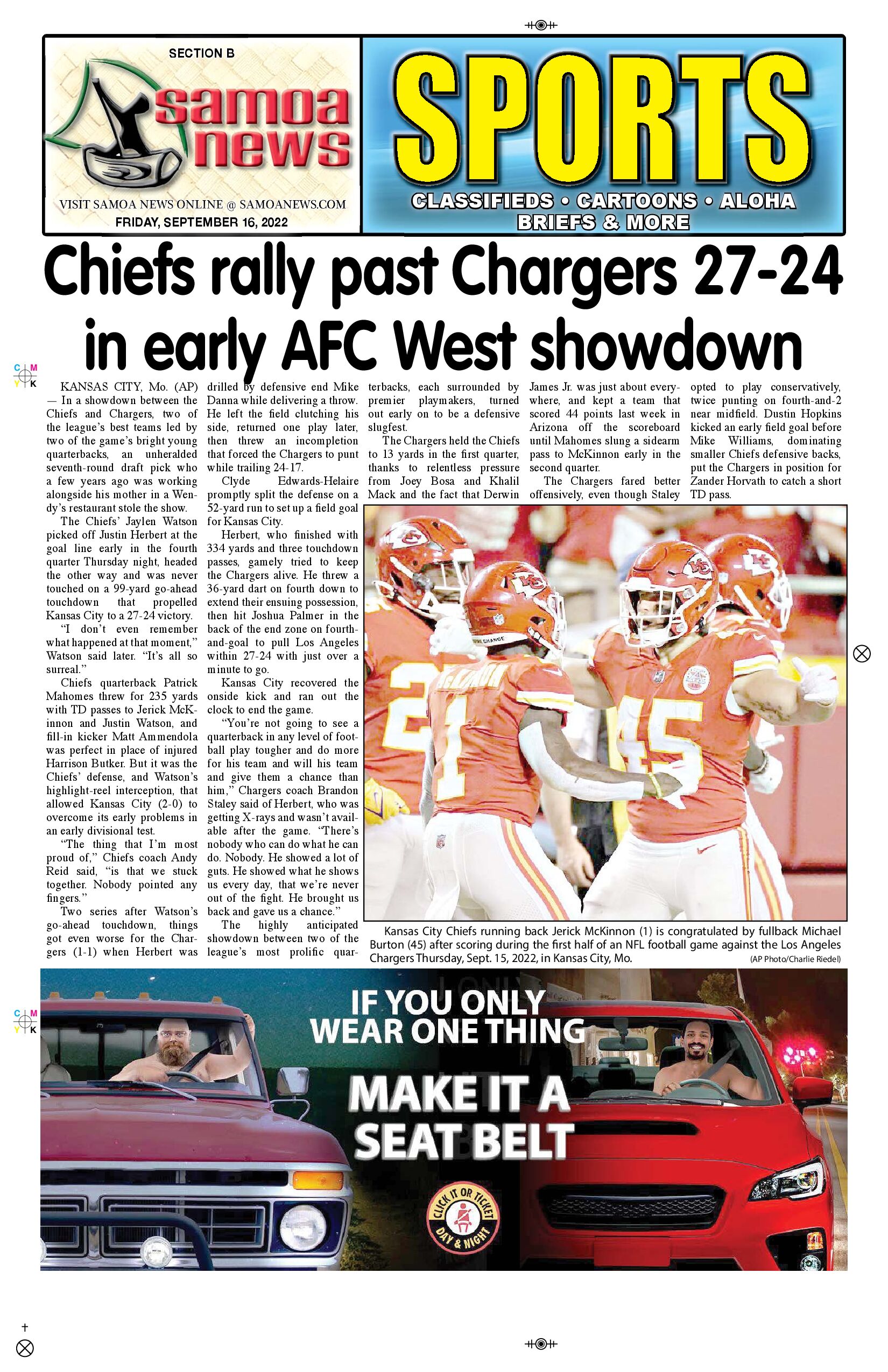 SN Sports Friday, Sept. 16, 2022