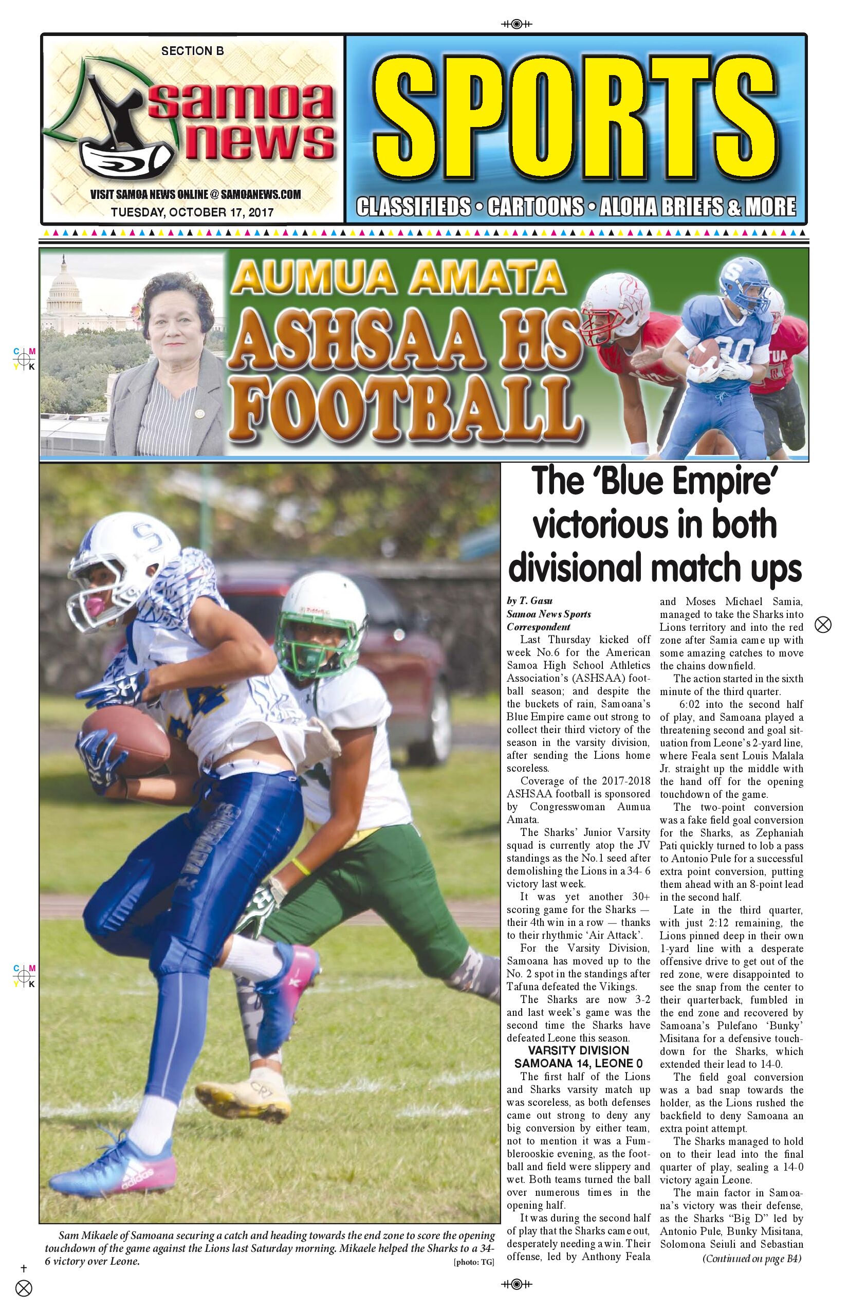 SN Sports Tuesday Oct. 17, 2017