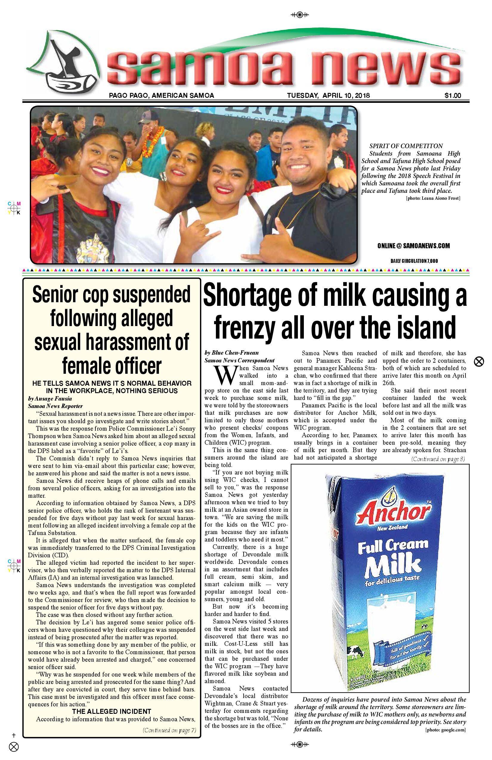 SN News Tuesday, April 10, 2018