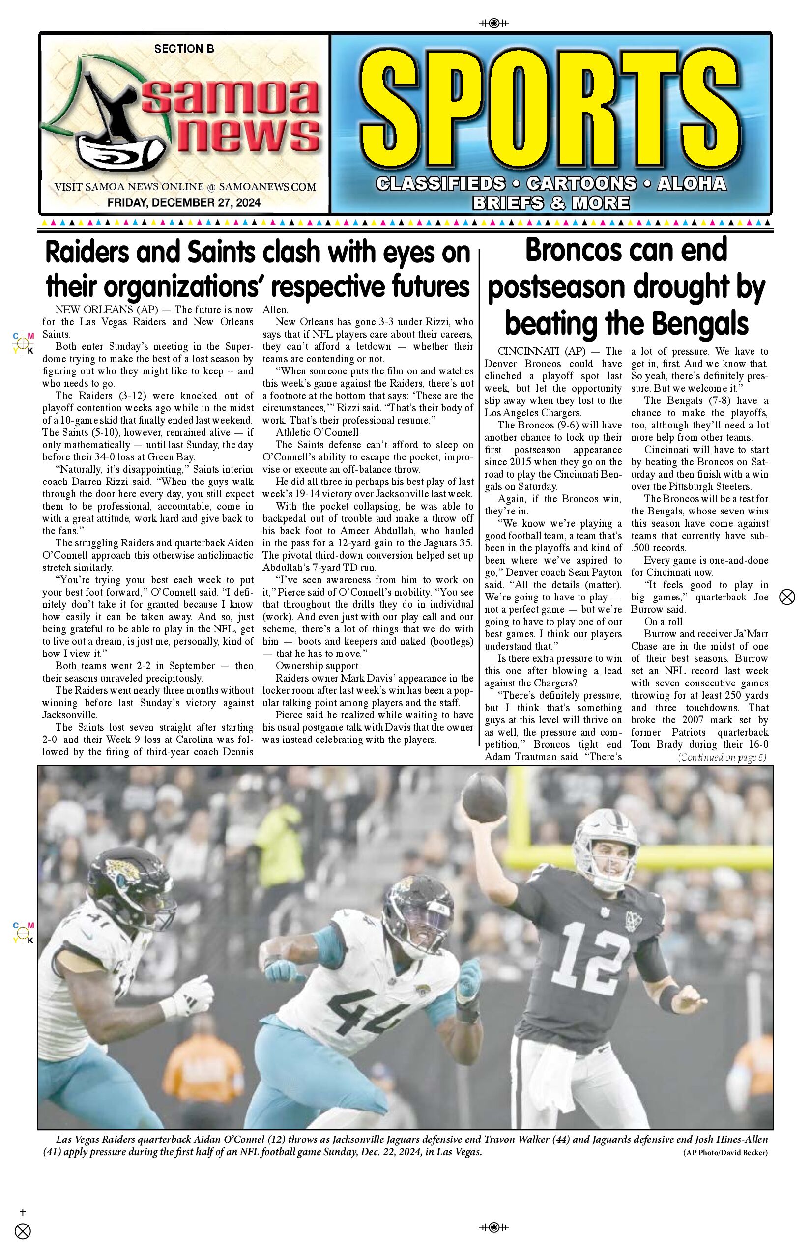 SN Sports Friday, December 27, 2024