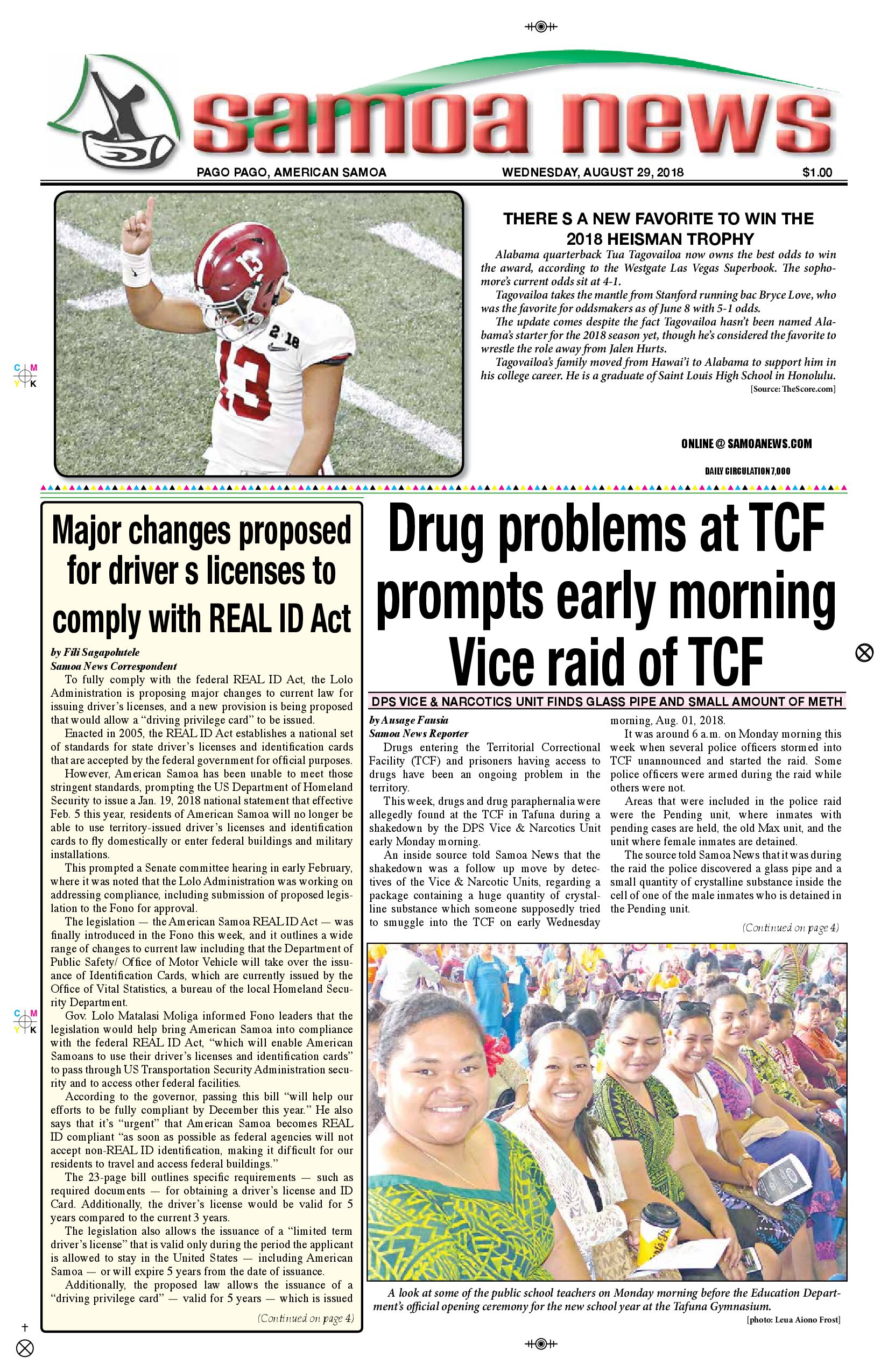 SN News Wednesday, August 29, 2018