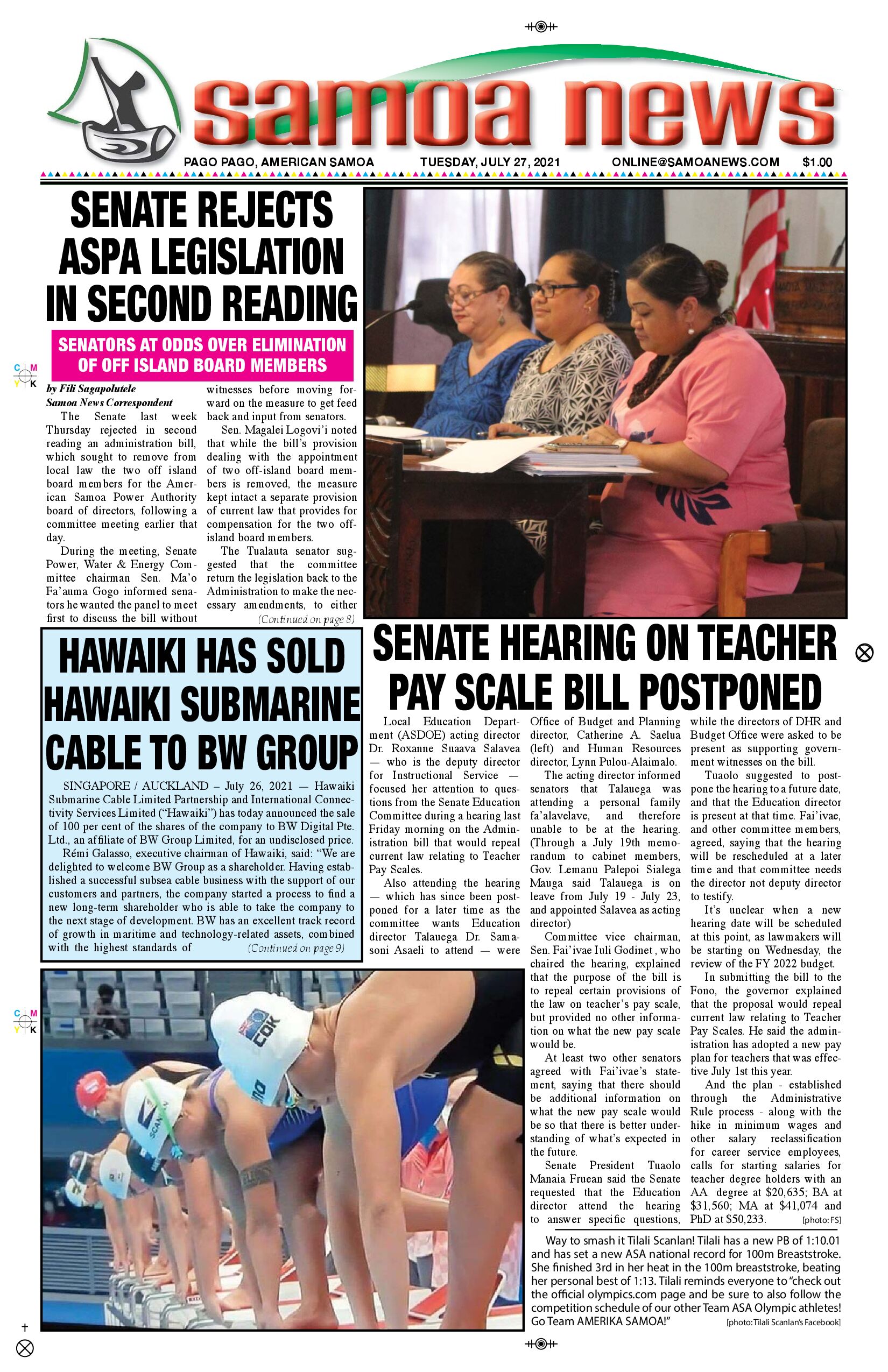 SN News Tuesday, July 27, 2021