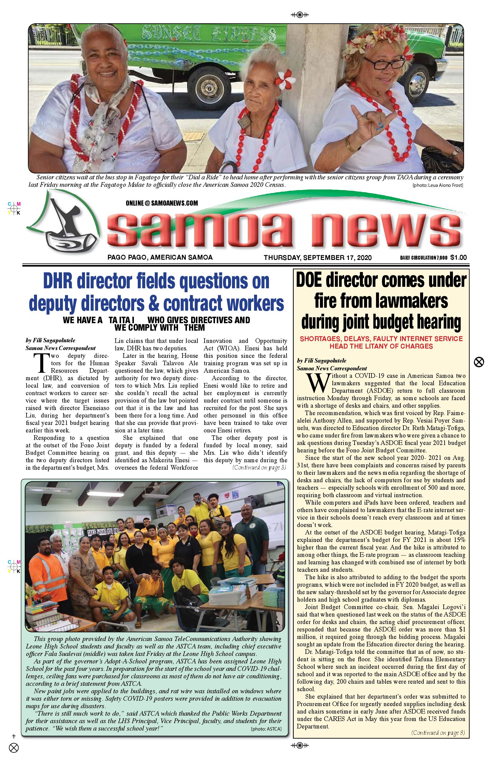 SN News Thursday, Sept 17, 2020